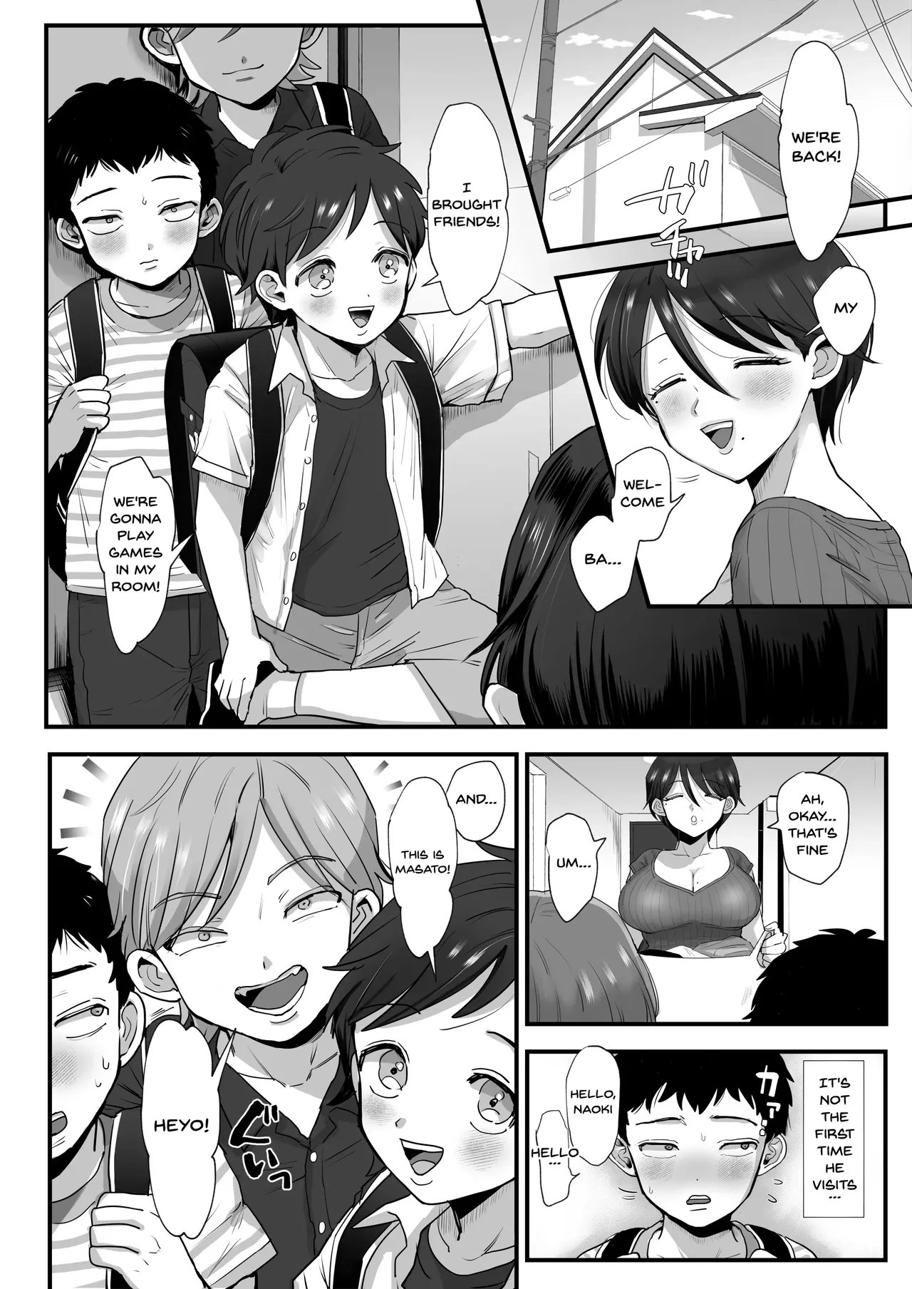 Hosome Ottori Kyonyuu Mama. | A Narrow-Eyed Gentle Big-Breasted Mama page 6 full