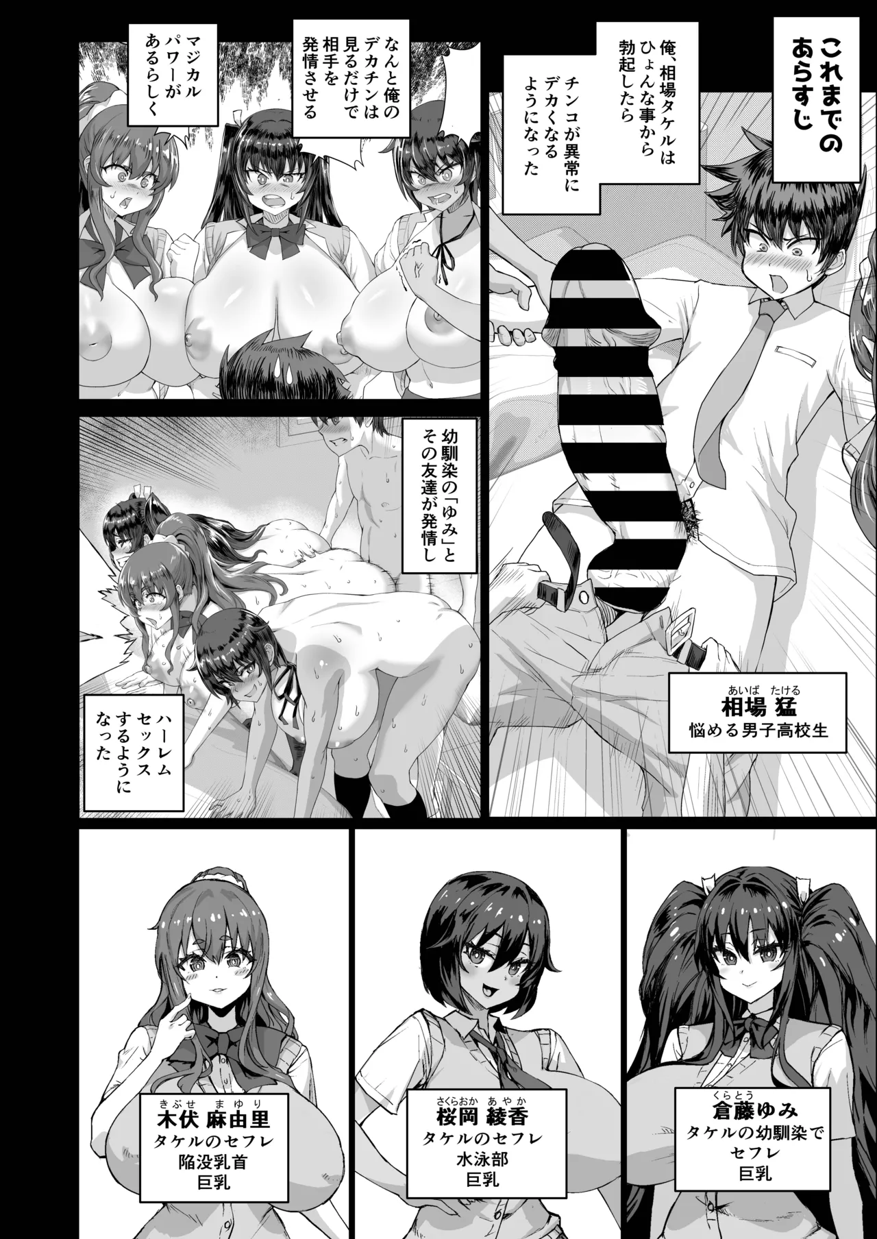 Dekachin ni Nattara Kyonyuu Osananajimi to Sono Kyonyuu Tomodachi-tachi ga Hatsujou shite Harem ni Natta!! 5 Gyaru to wakuwaku Hayashi kan gakkou page 7 full