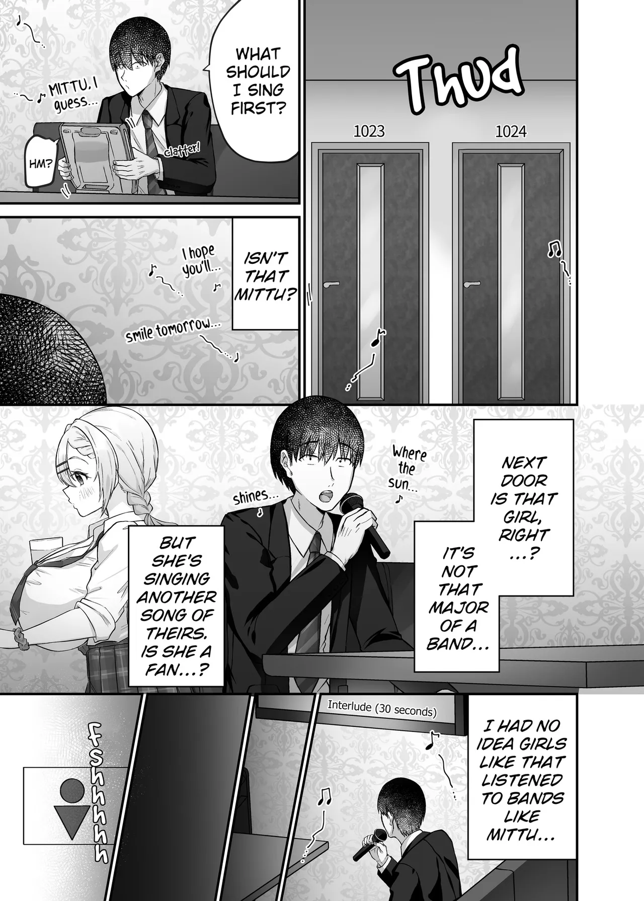 Hitokara Ittara Tonari no Gal JK to Pakokara ni Natta Ken | I Went to a Karaoke and Ended up Having Sex With the Gal in the Room Next to Mine. page 4 full