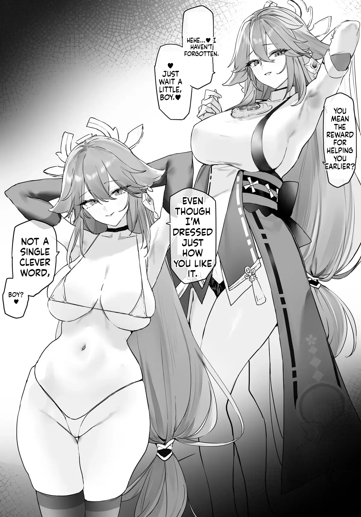 Flirting with Yae Miko page 1 full