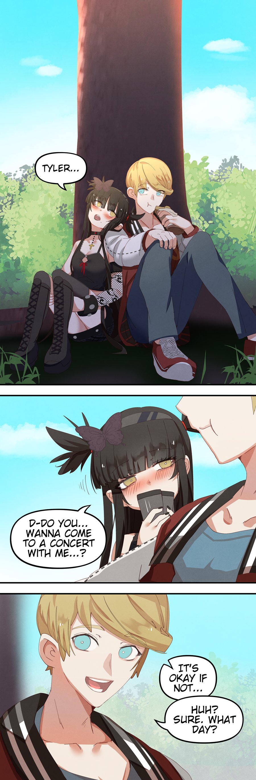 The Goth Girl and the Jock - Concert & Christmas Specials page 1 full