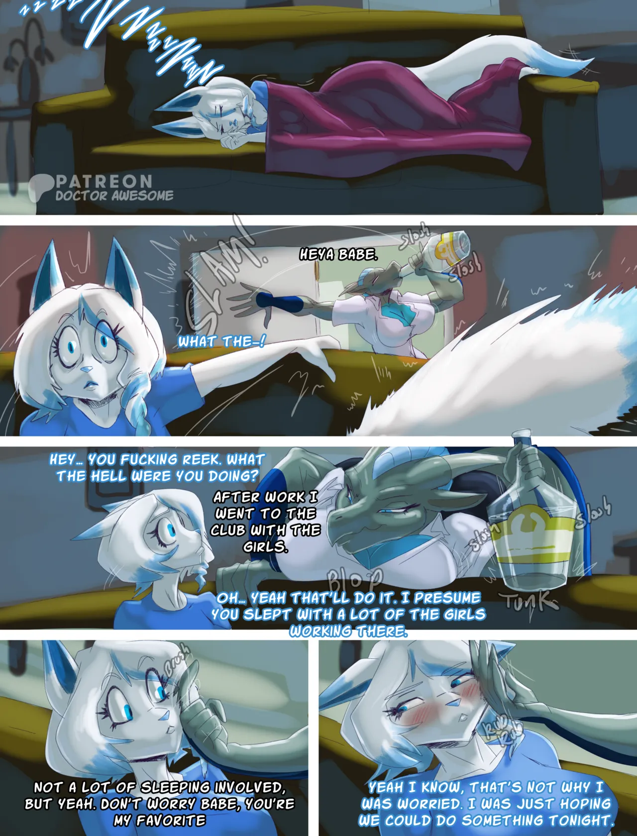 Biggestguyest Comic: After the Party page 1 full