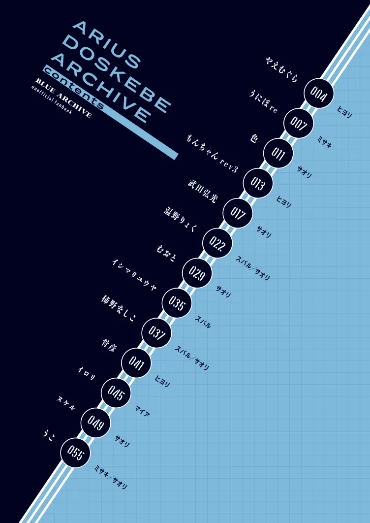 アリウス分校R-18合同誌「ARIUS DOSUKEBE ARCHIVE」 page 3 full