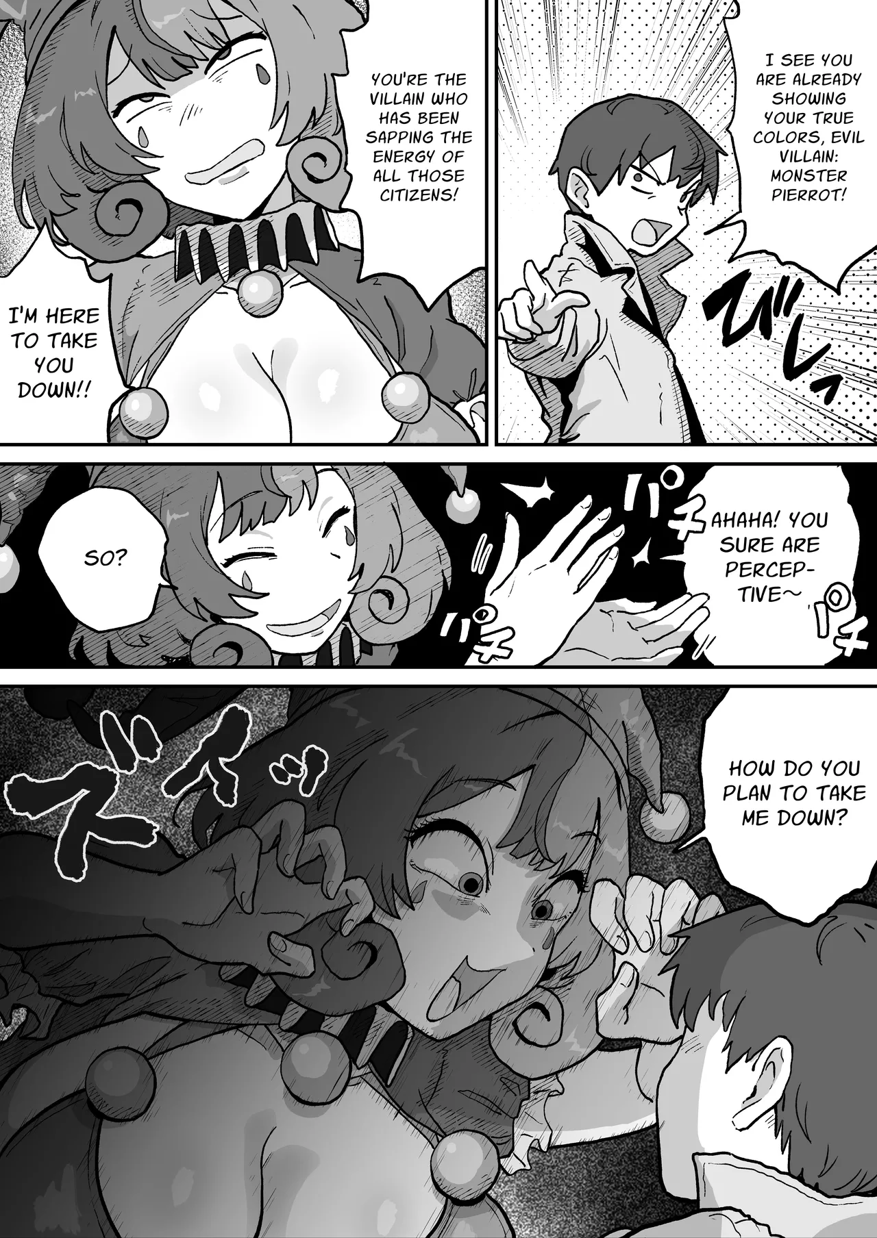 Aku no Soshiki no Kaijin Circus Pierrot | The Evil Organization's Circus Clown Supervillain page 5 full