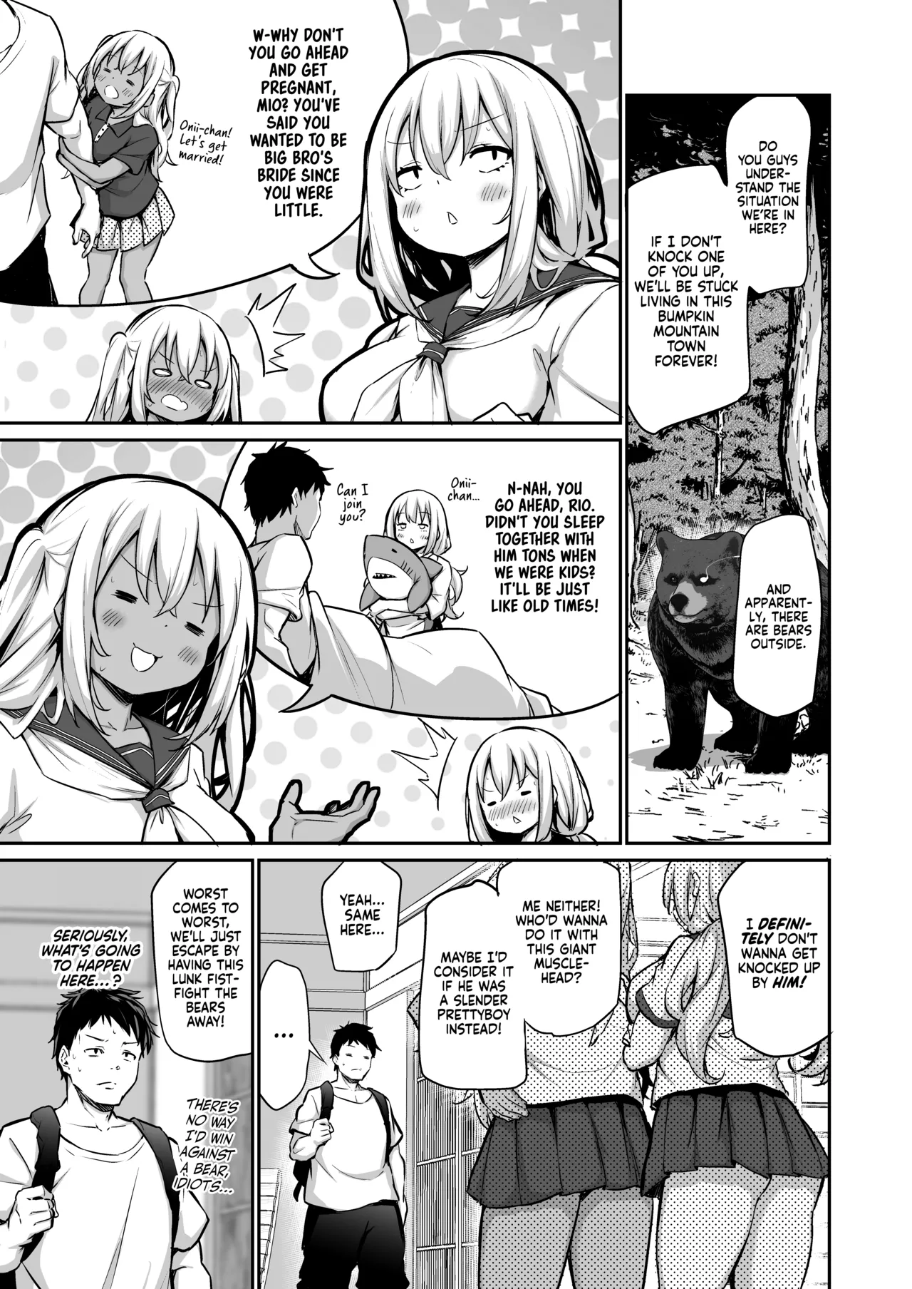 Imouto-tachi o Haramasenai to Derarenai Mura | You Must Breed Your Sisters to Leave This Village page 7 full