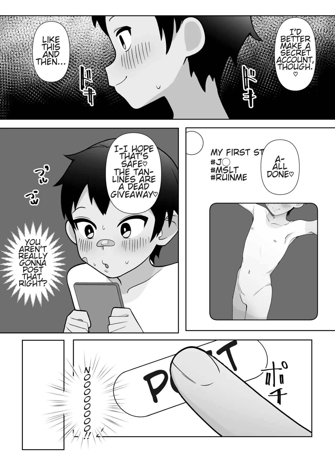 Streaking Dox Me Chicken Race / Roshutsu Totsumachi Chicken Race page 8 full