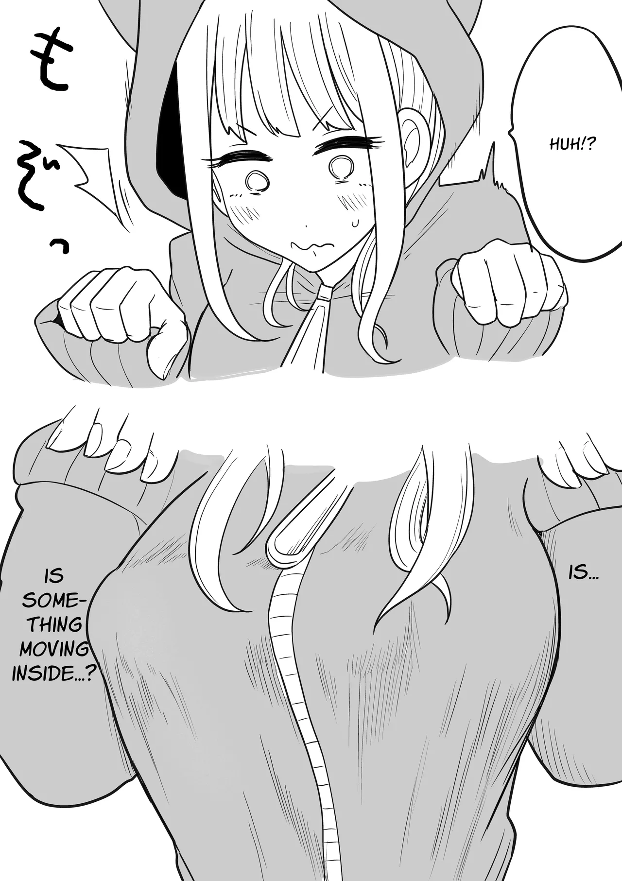 Nekomimi Paakaa Joshi, Ura Kimo ni Okasareru | Violated by the Fleece Lining of a Cat Ear Hoodie page 2 full