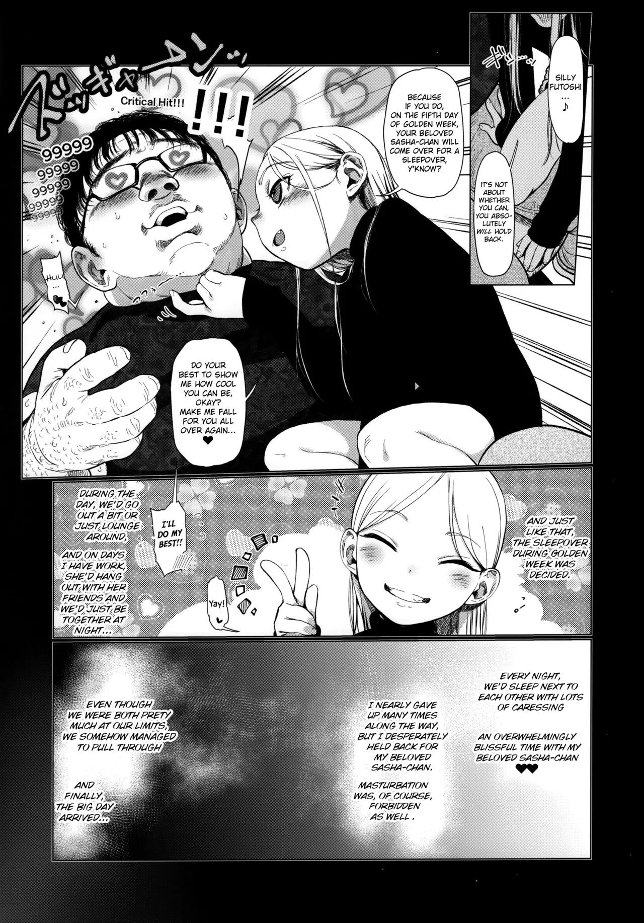 Onemuna Sasha-chan to Lovelove Slow Sex o Shitemitayo | I Want to Try Having Lovey-Dovey, Slow Sex with Sleepy Sasha-Chan page 7 full