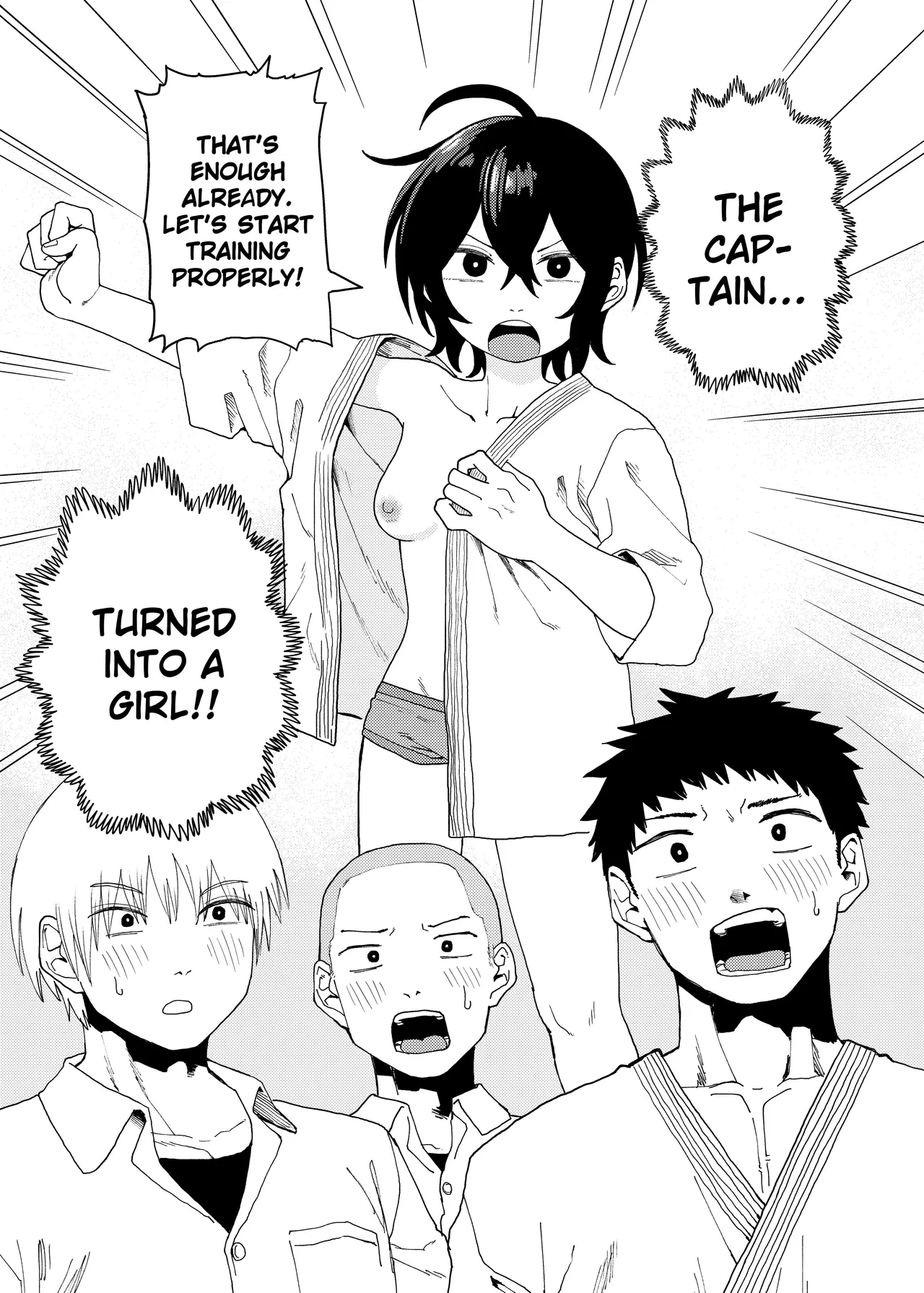 Juudoubu Buchou Orihara Makoto ga Onna ni Naru made page 3 full