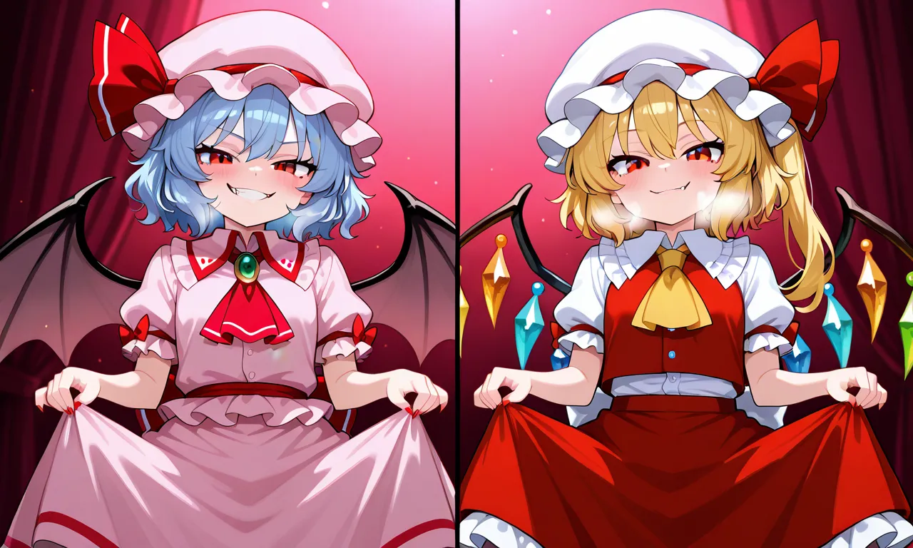 Touhou - Remilia & Flandre daidoujipv ai generated page 10 full