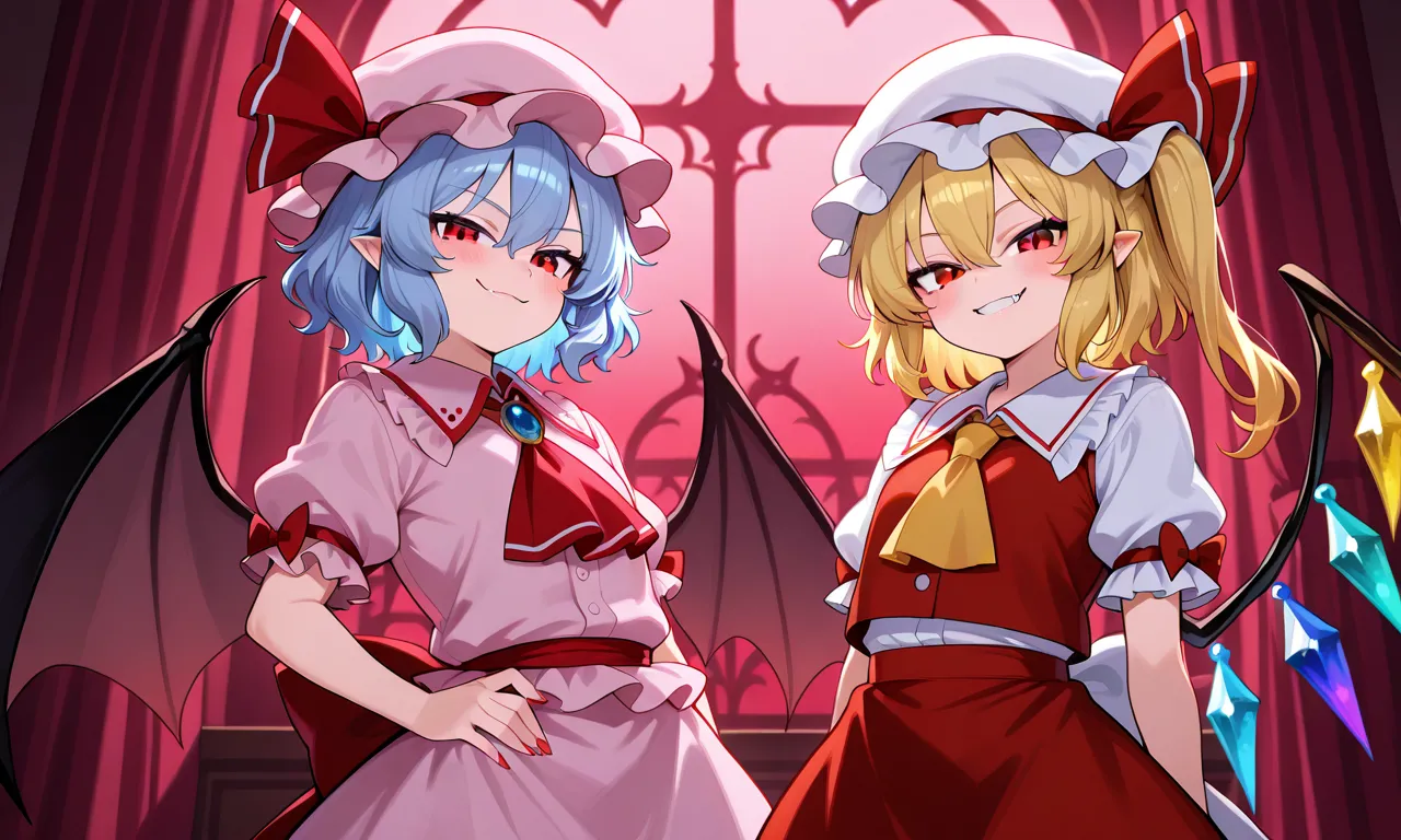 Touhou - Remilia & Flandre daidoujipv ai generated page 5 full