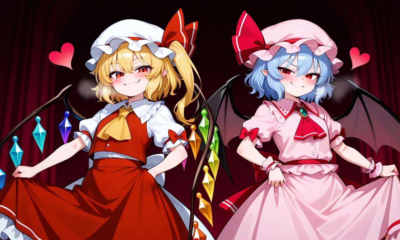 Touhou - Remilia & Flandre daidoujipv ai generated page 8 full