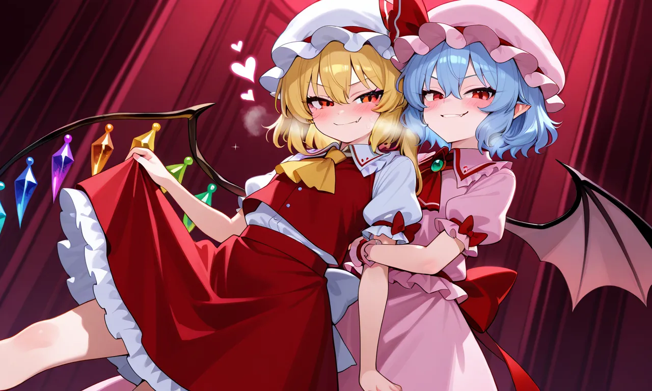 Touhou - Remilia & Flandre daidoujipv ai generated page 9 full