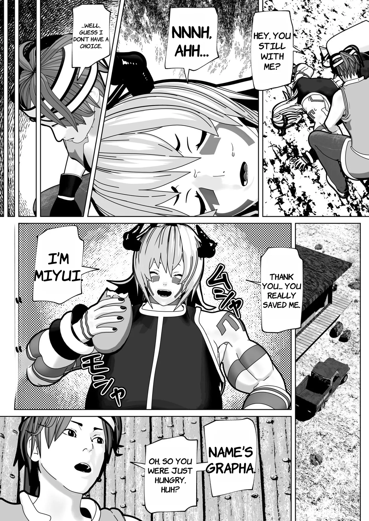 Futanari Ajin ni Natsukareta - ENGLISH AI TRANSLATED page 3 full