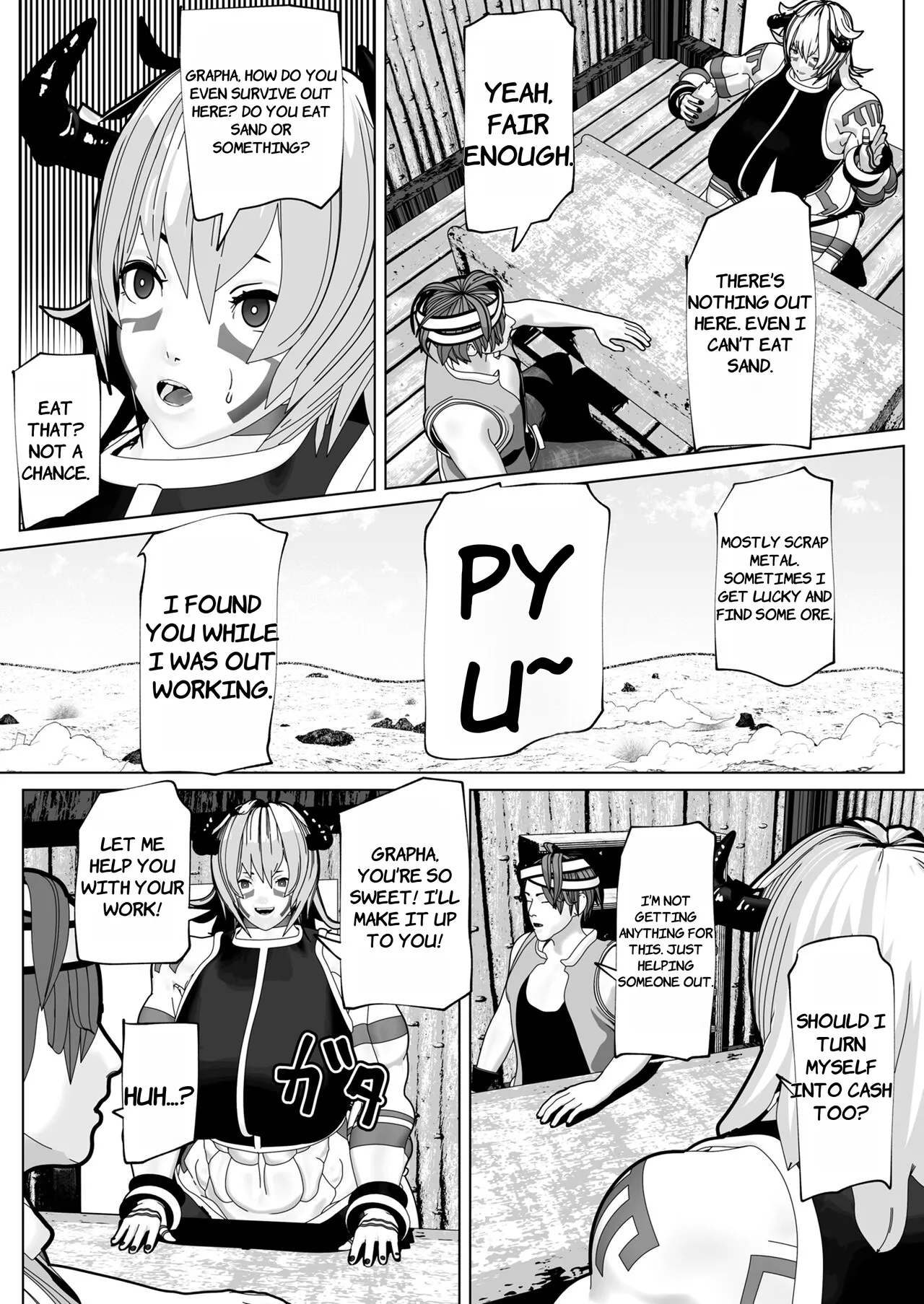 Futanari Ajin ni Natsukareta - ENGLISH AI TRANSLATED page 4 full