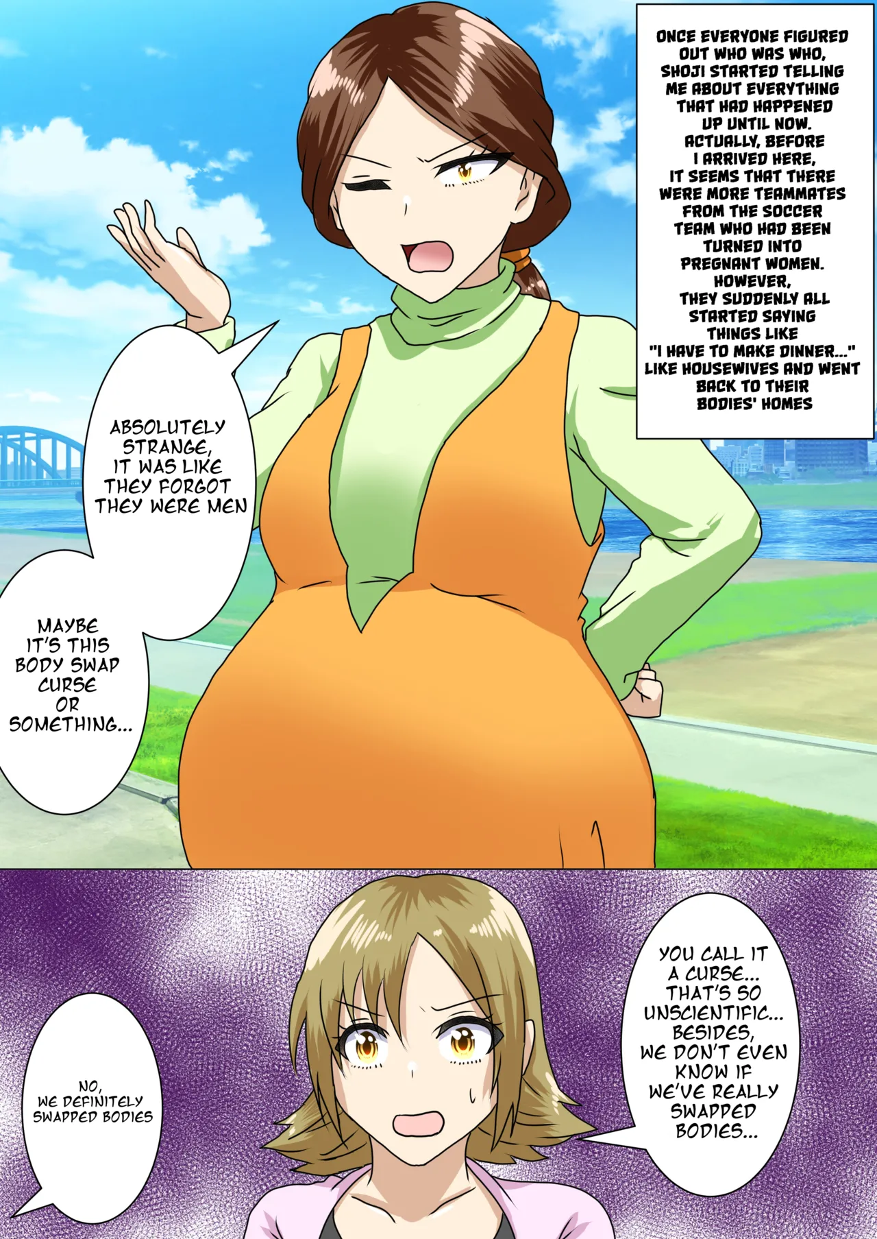 When I Woke Up in the Morning, I Had Become a Huge-Breasted Pregnant Woman... page 7 full