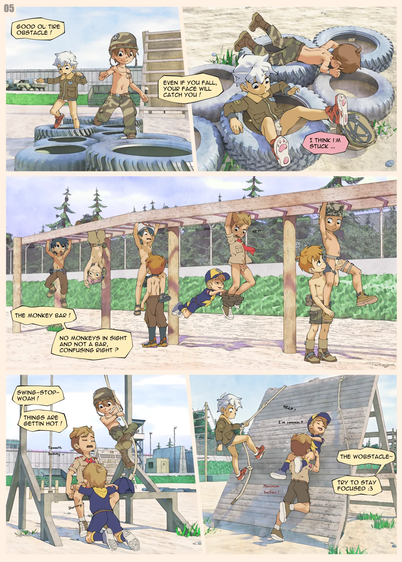 comic special training page 6 full