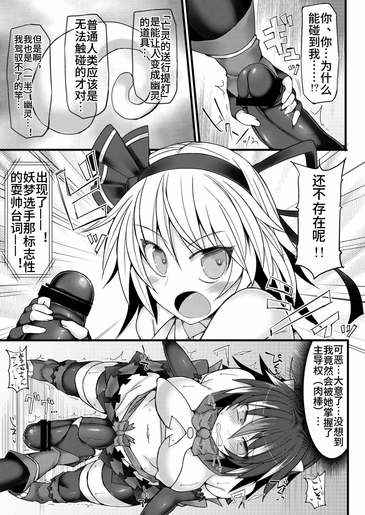 Gensoukyou Futanari Chinpo 8 Youmu vs Seija 【枫叶个人翻译】 page 10 full