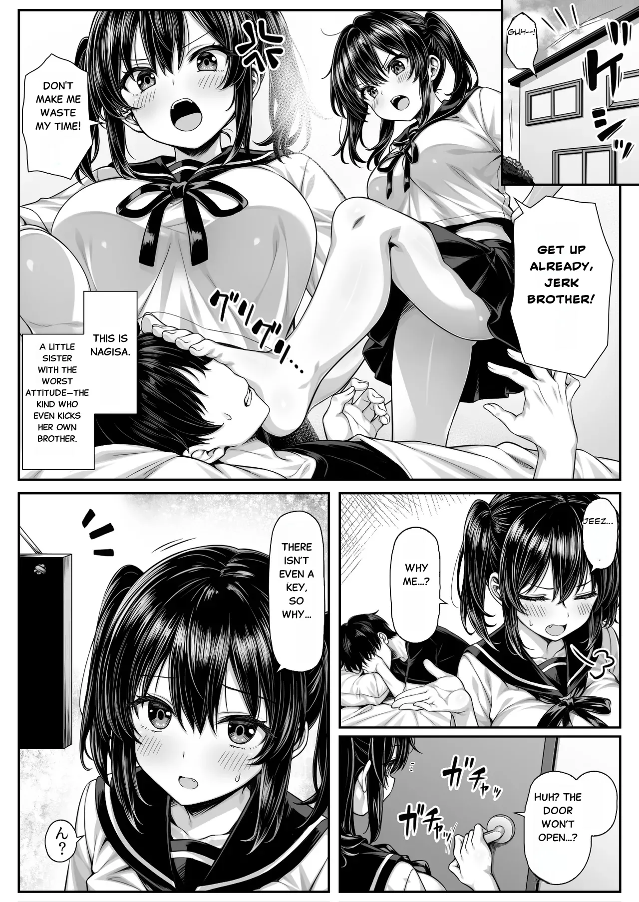 Asa Okitara Ore no Heya ga Sex shinai to Derarenai Heya ni Natteita page 2 full