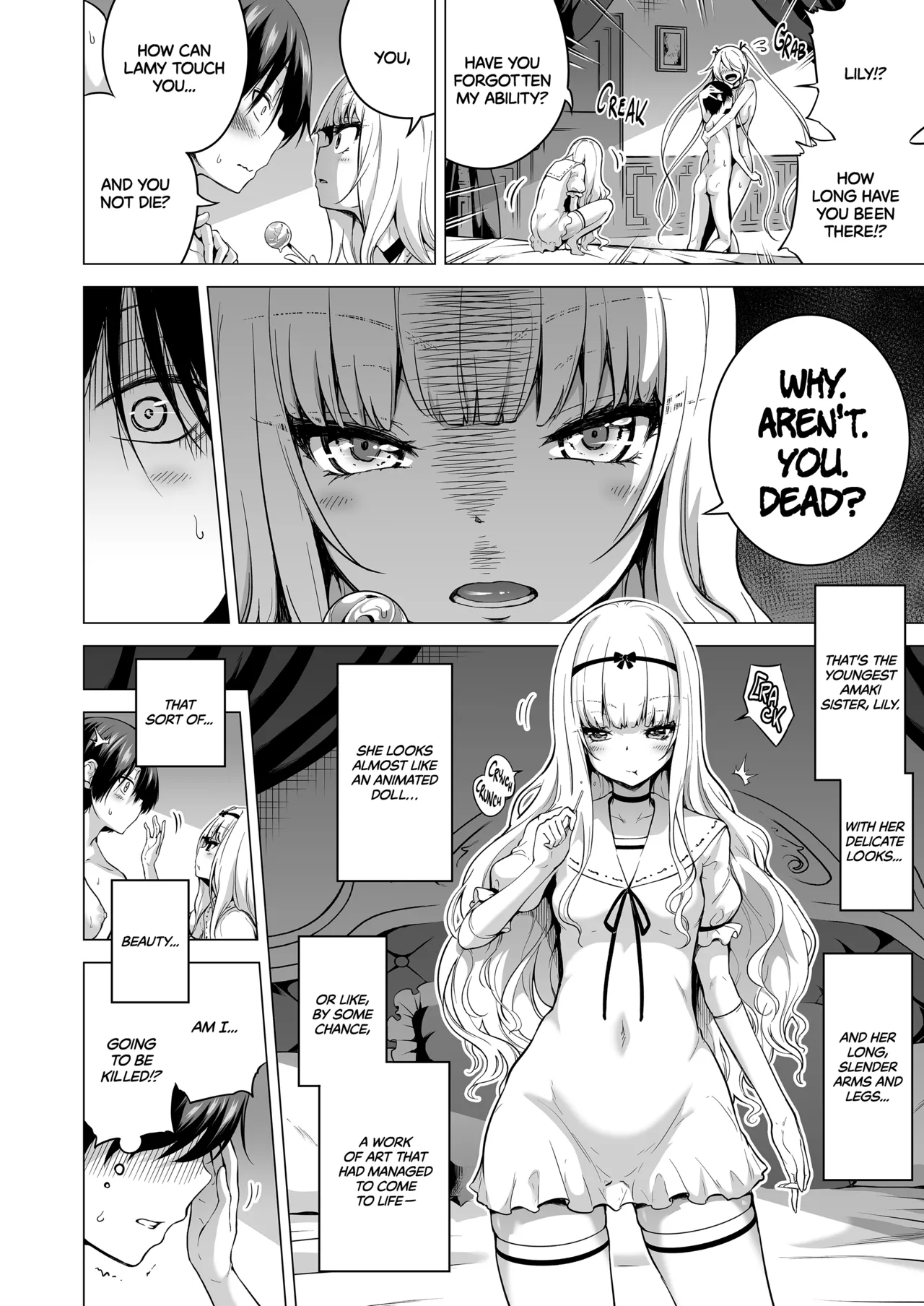 Hands-On Draining with Three Succubus Sisters - Chapter 2: Little Sister Lily page 5 full