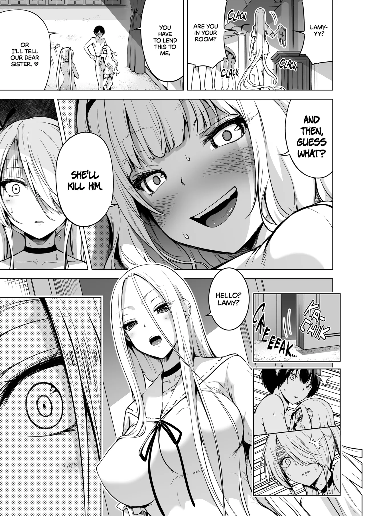 Hands-On Draining with Three Succubus Sisters - Chapter 2: Little Sister Lily page 8 full