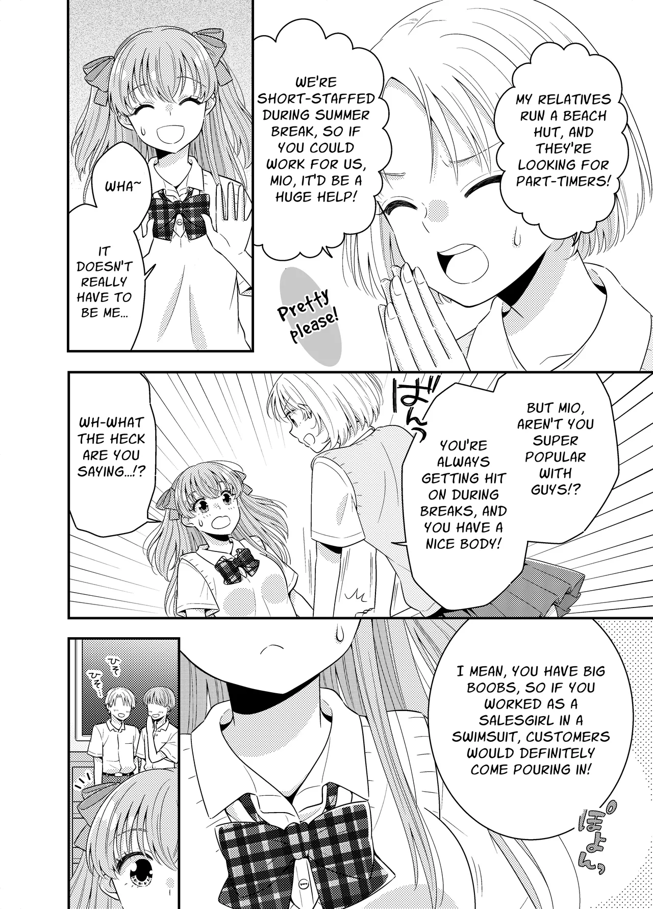 Umi no Ie ni wa Kiken ga Ippai Class no Ano Ko no Oppai Porori | The Beach Hut Has Many Dangers ~Breast Exposure Story~ page 3 full