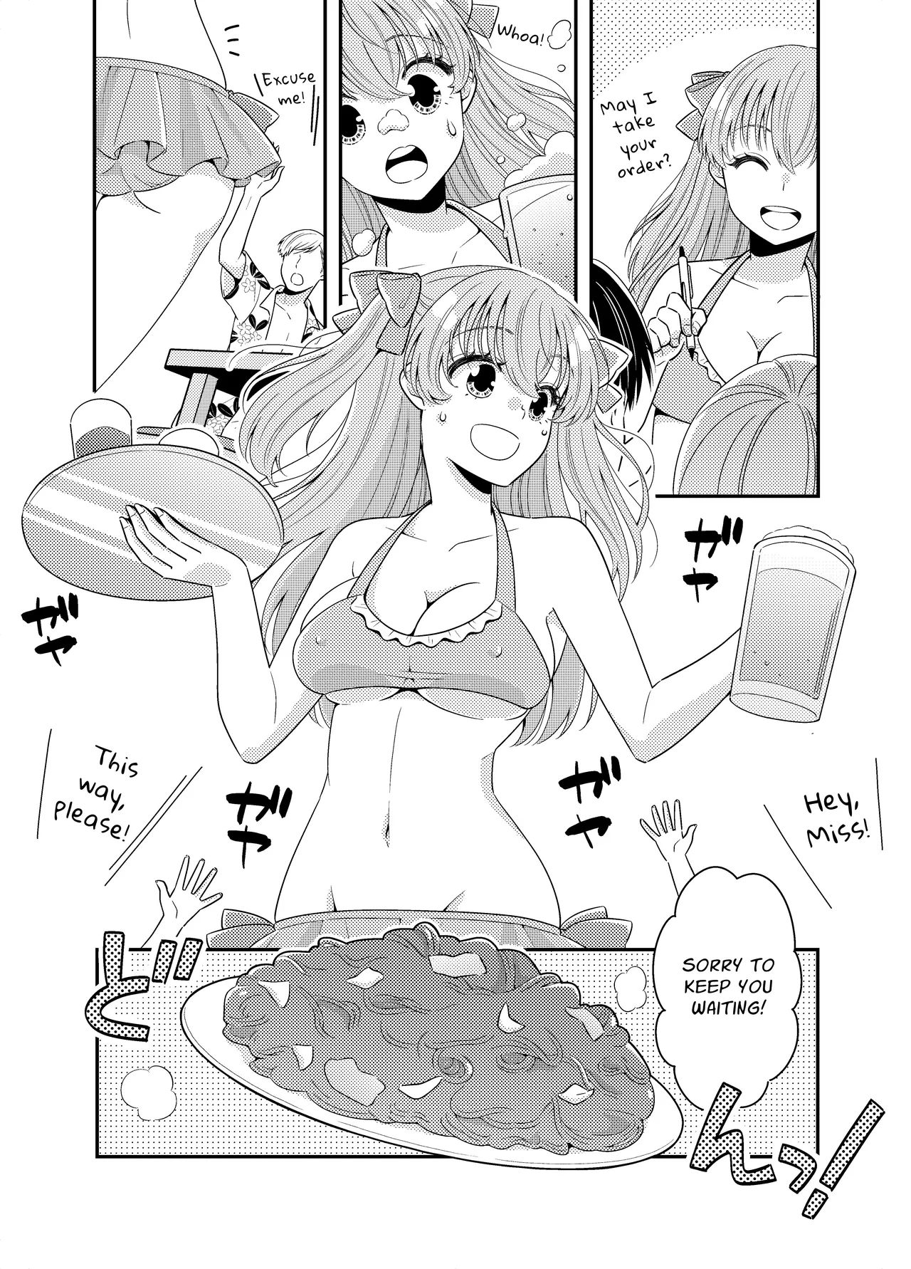 Umi no Ie ni wa Kiken ga Ippai Class no Ano Ko no Oppai Porori | The Beach Hut Has Many Dangers ~Breast Exposure Story~ page 8 full