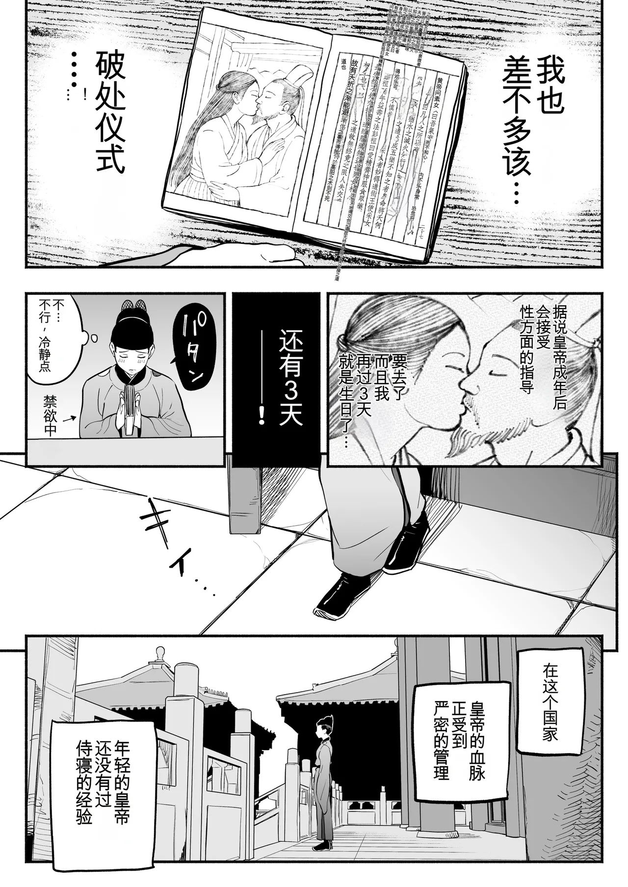 皇帝の指南役 -クールな宮女の筆おろし子作り指導- page 8 full