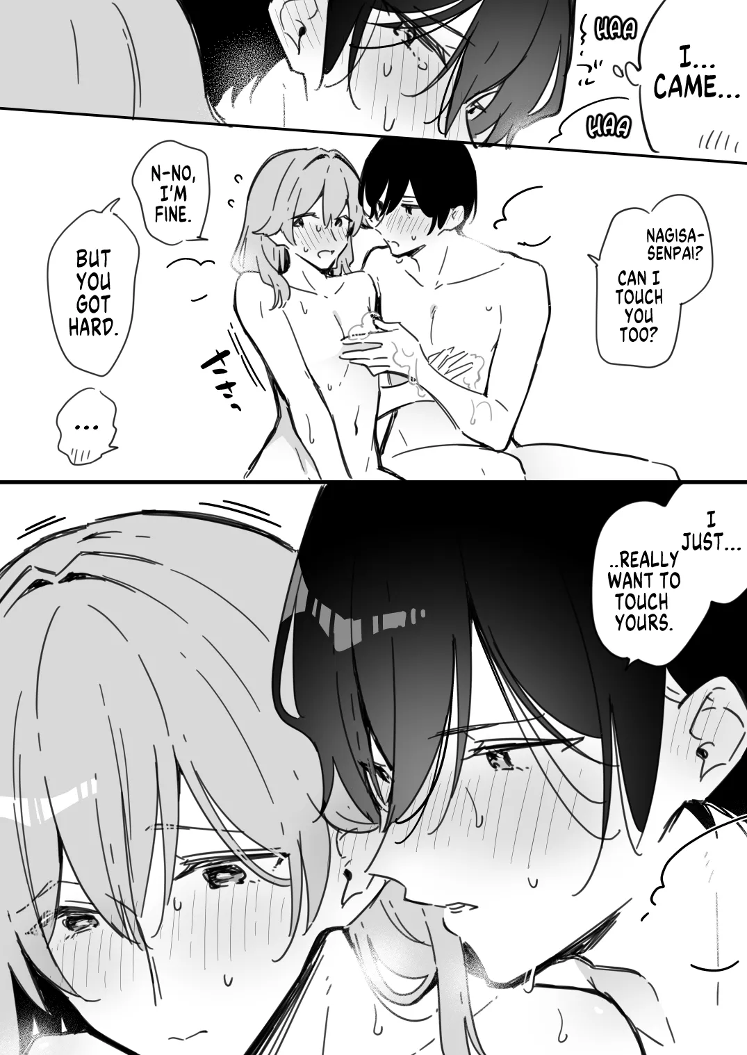Ryou kun to Senpai - Issho ni Ofuro ni Hairitai Senpai | Ryo-kun and his Senpai - Senpai Wants to Take a Bath Together page 5 full
