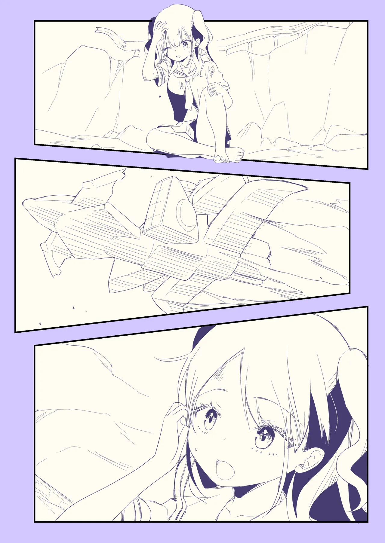 Mujuryoku Hadashi de Fuwafuwa Onanii - Kidou Houki Oshi Haitoubehha page 4 full