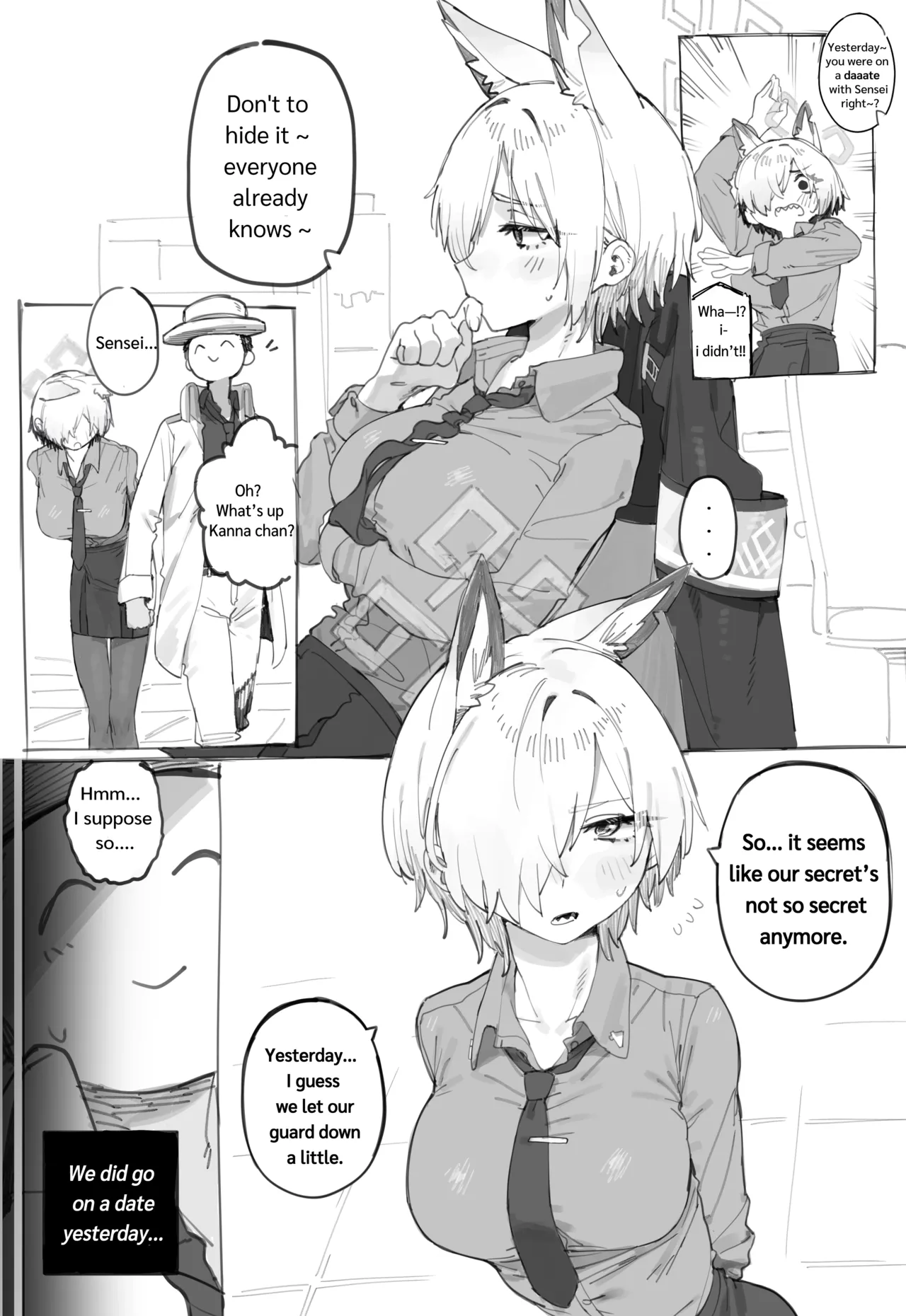 Date with Kanna at room~ page 1 full