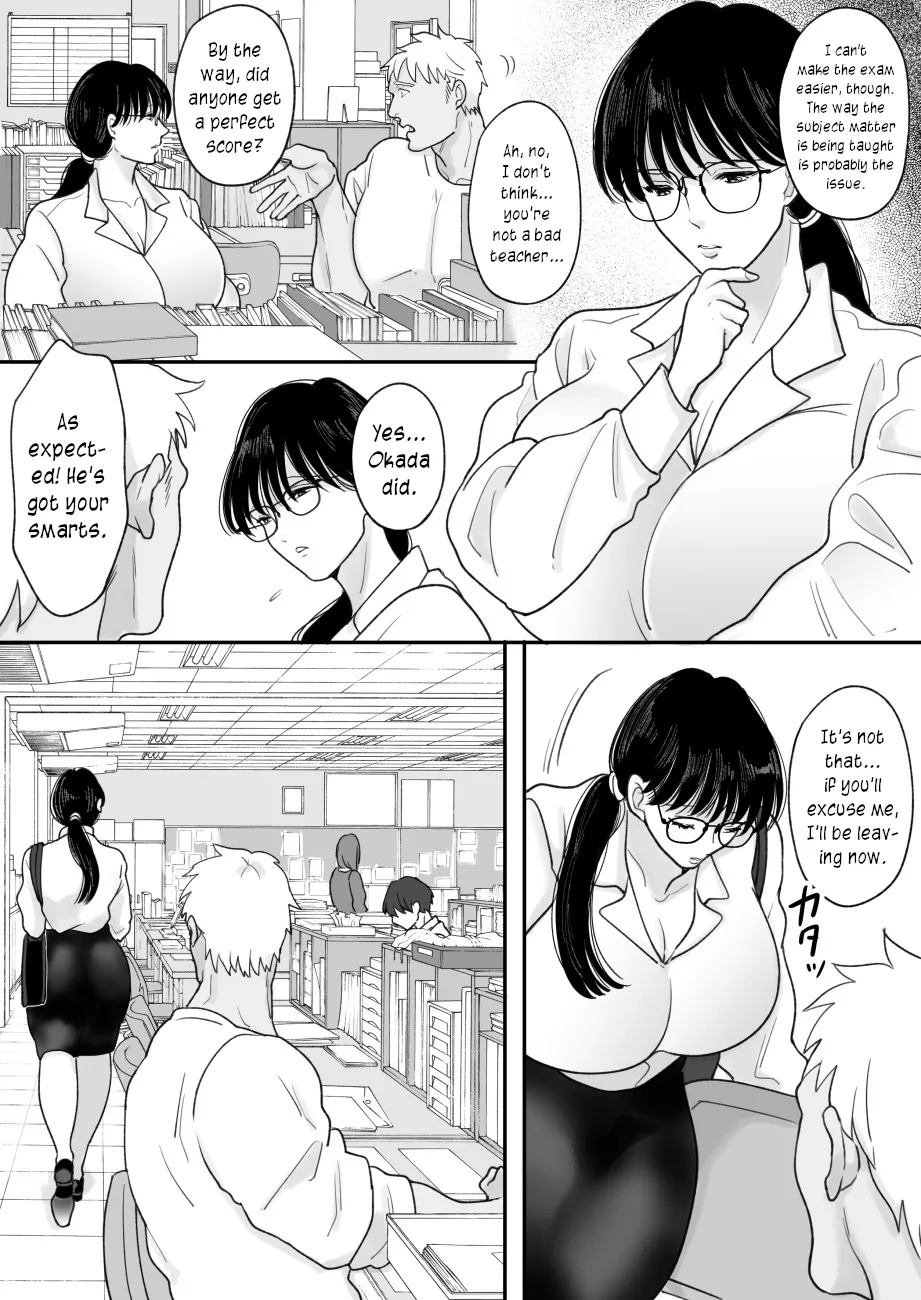 Suugaku Kyoushi no Kaa-san ga Taiiku Kyoushi ni Netorareru | My mother, the math professor, being stolen away by my gym professor page 8 full