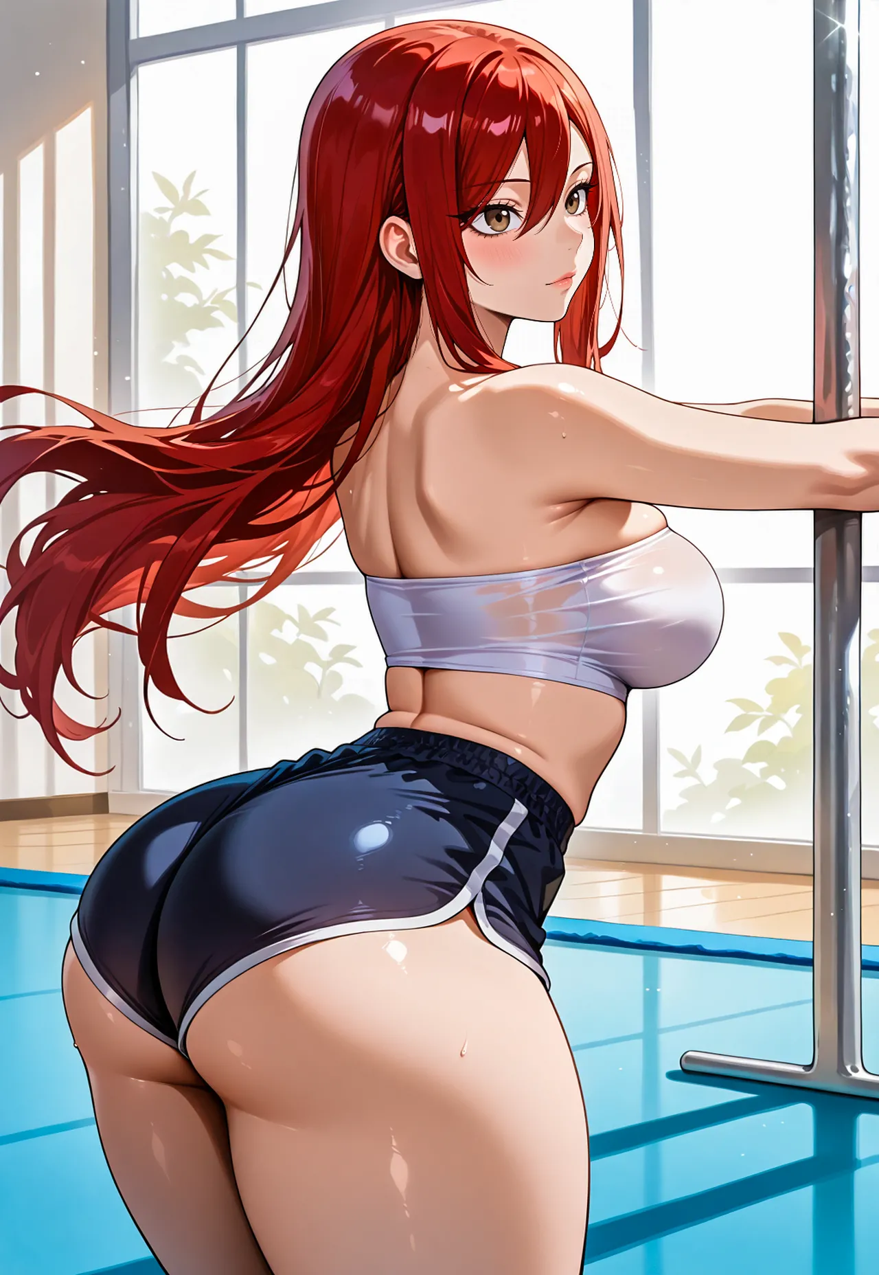 Erza gym session x BBC messingwithai ai generated page 4 full