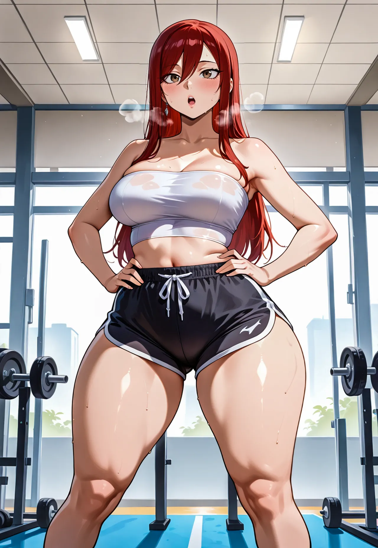 Erza gym session x BBC messingwithai ai generated page 7 full
