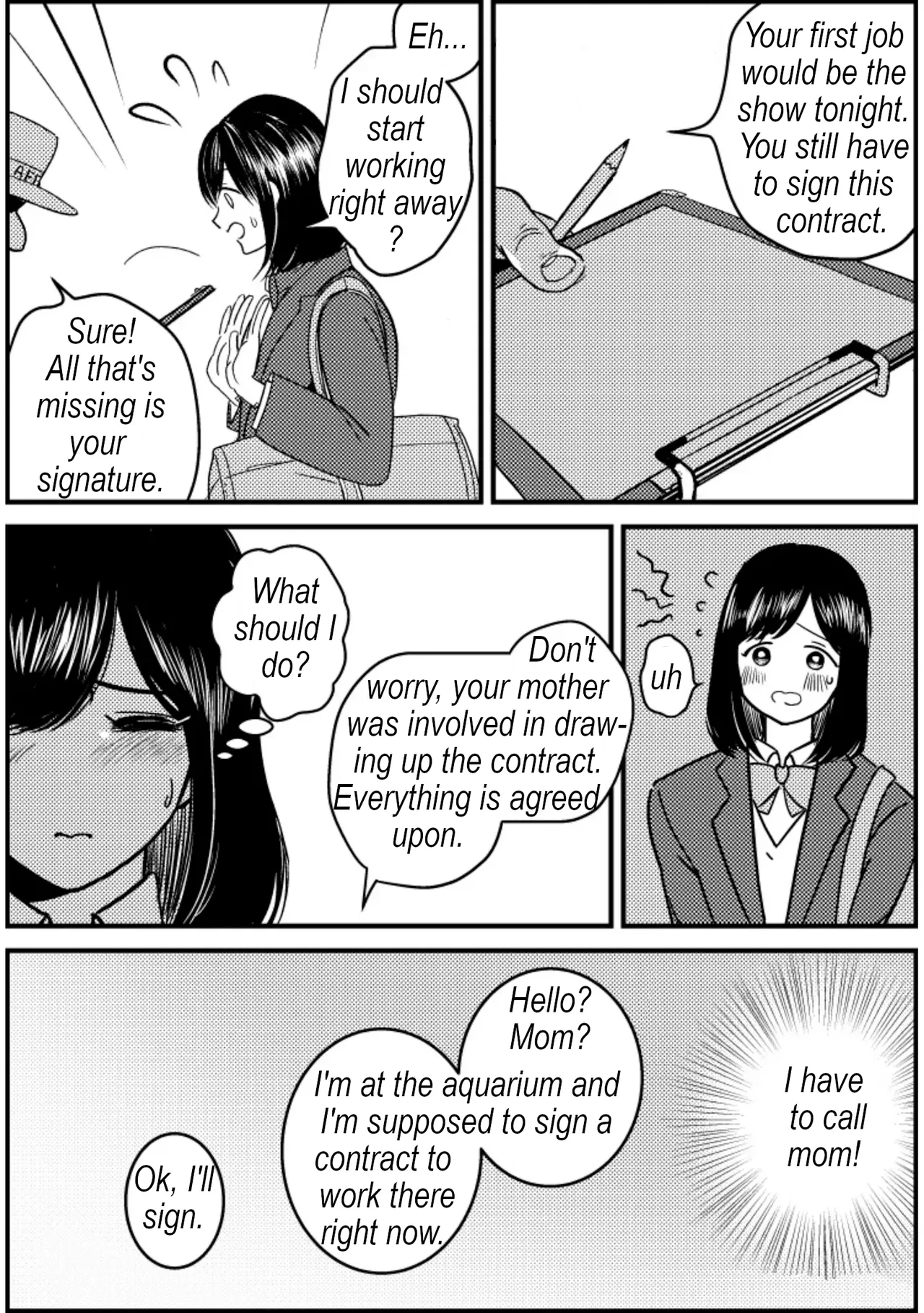 Exhibit in an aquarium page 5 full