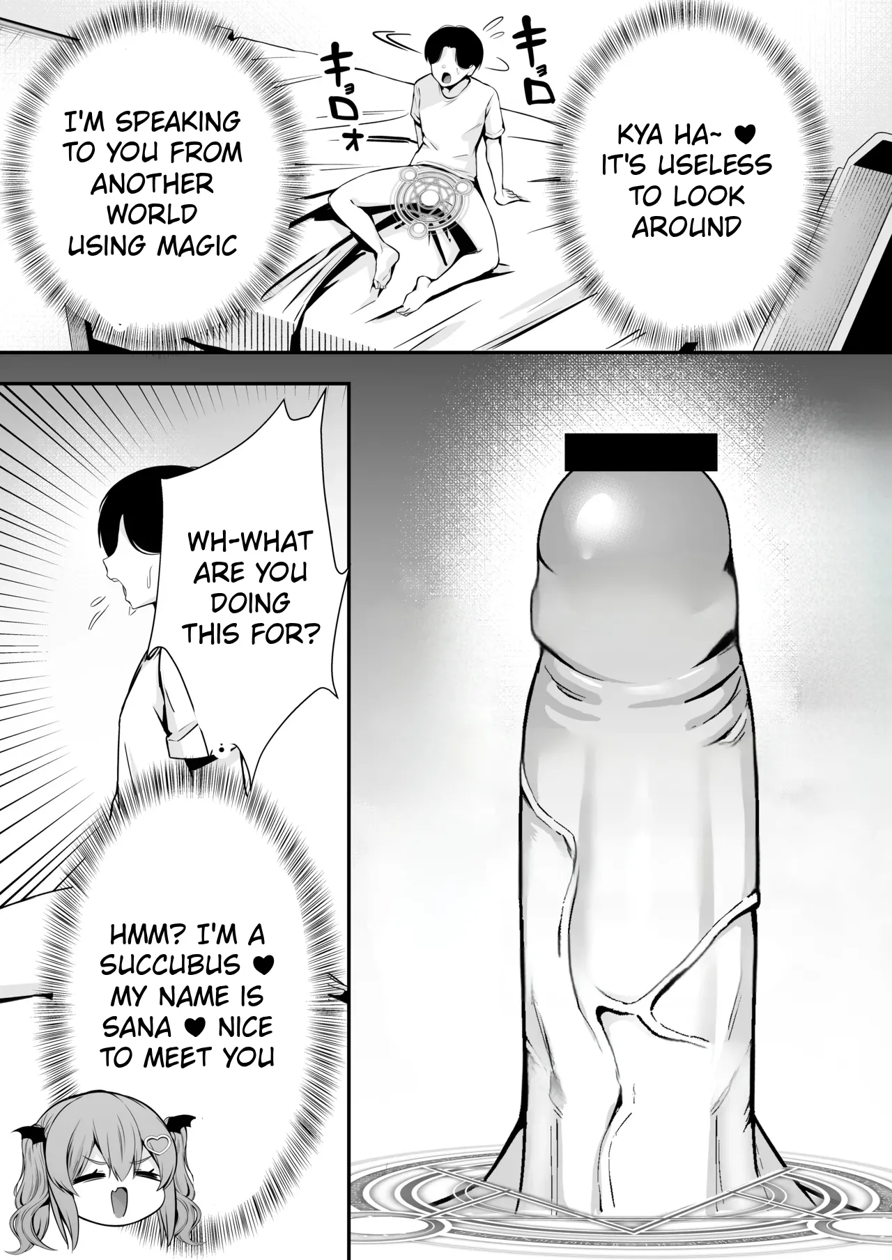 Succubus ni Chinpo Dake Tensou Mahou de Rachi Sarete Sukikatte Tetteiteki ni Sakusei Sareru Ohanashi page 5 full