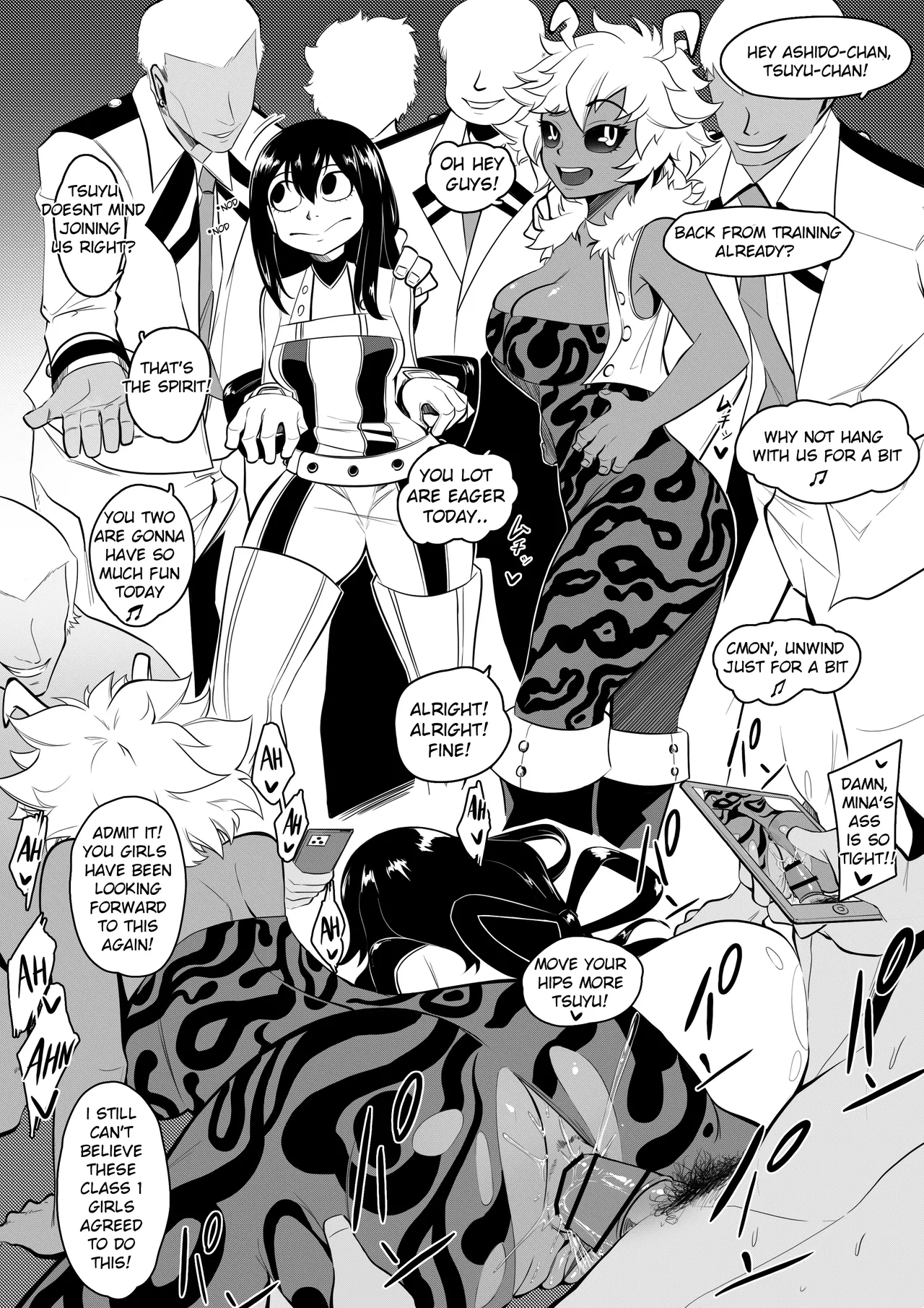 Mina & Tsuyu Club Activities page 2 full