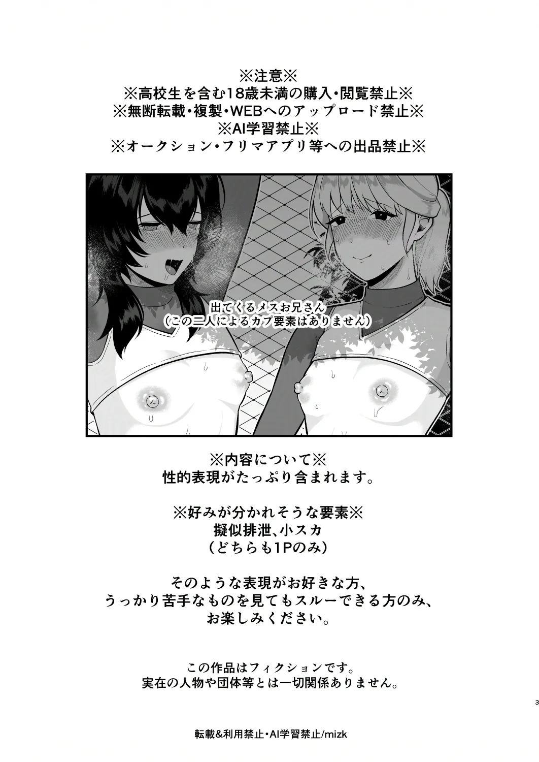 メスお兄さんラクガキ本 page 2 full