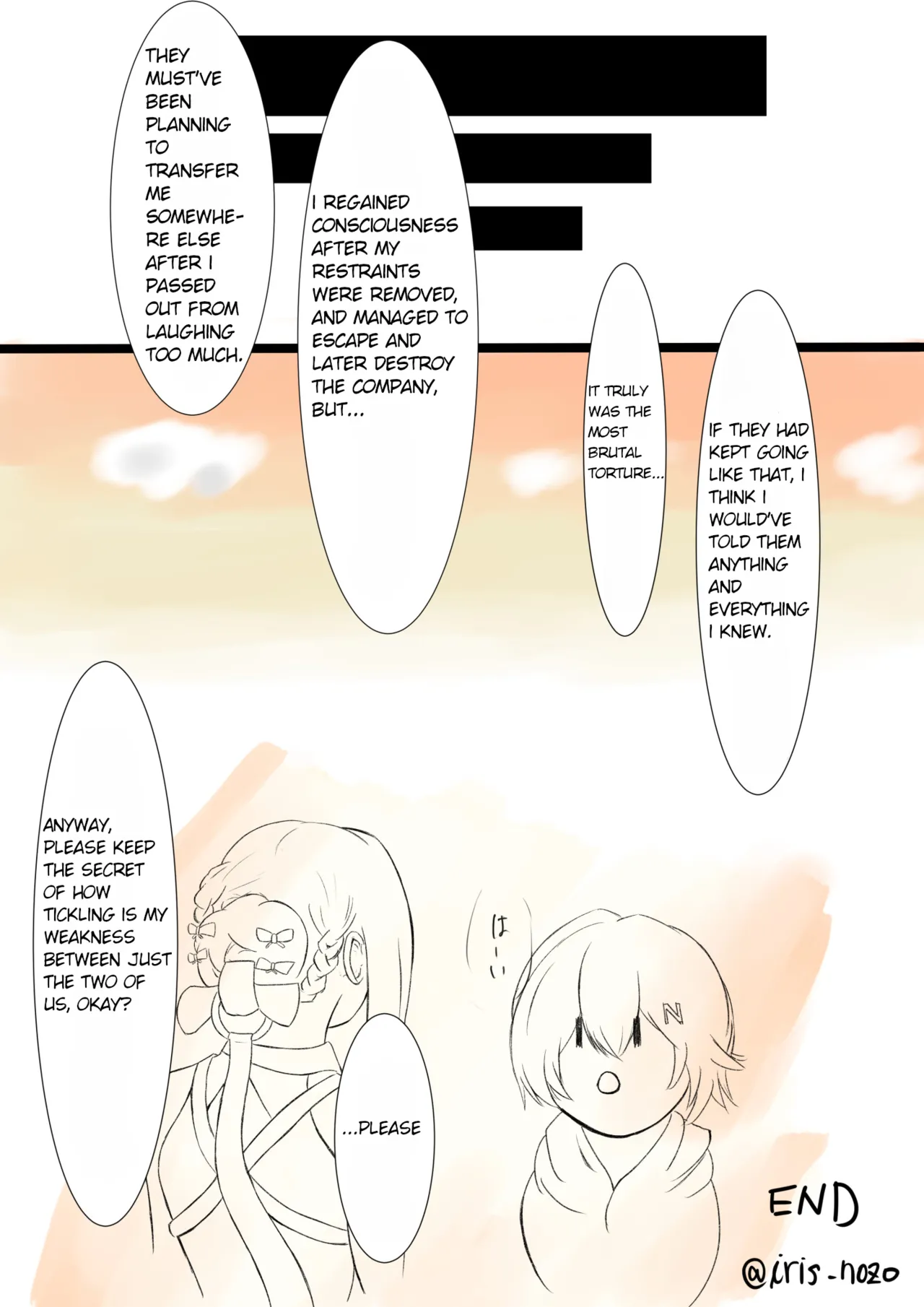 A captured agent gets her weakness revealed and is tickle tortured... page 6 full