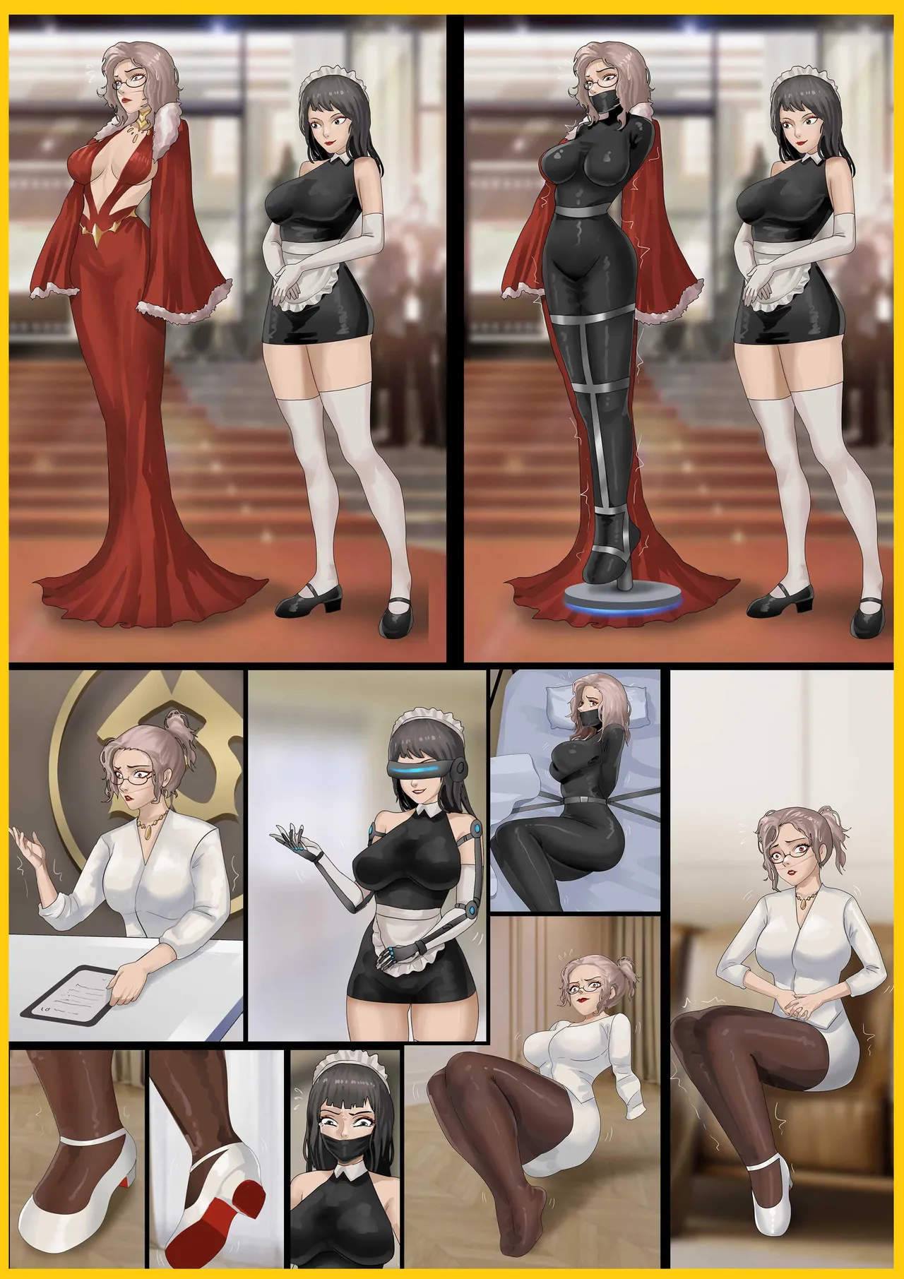 伪装拘束——被全程操控的女董事长 page 1 full