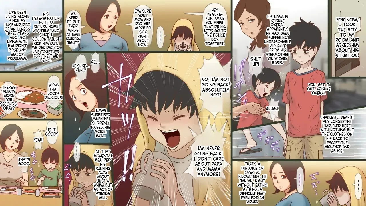 Big-breasted widow falls completely for runaway boy's massive ejaculation page 2 full