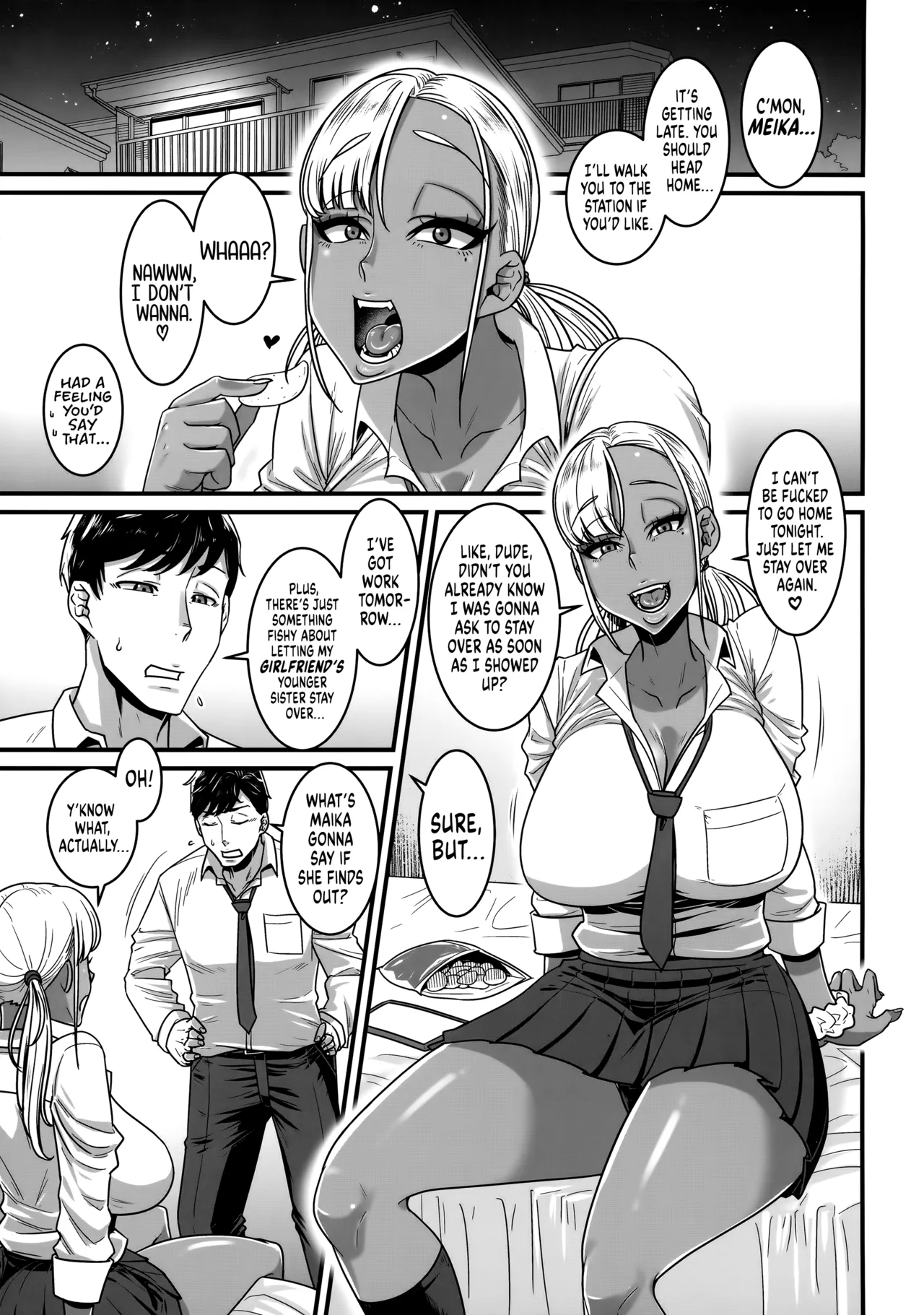 SeFri Ijou Koibito Miman ~Kanojo no Imouto JK Hen~ | More than Fuckbuddies, Less than Lovers ~Girlfriend’s High Schooler Sister~ page 2 full