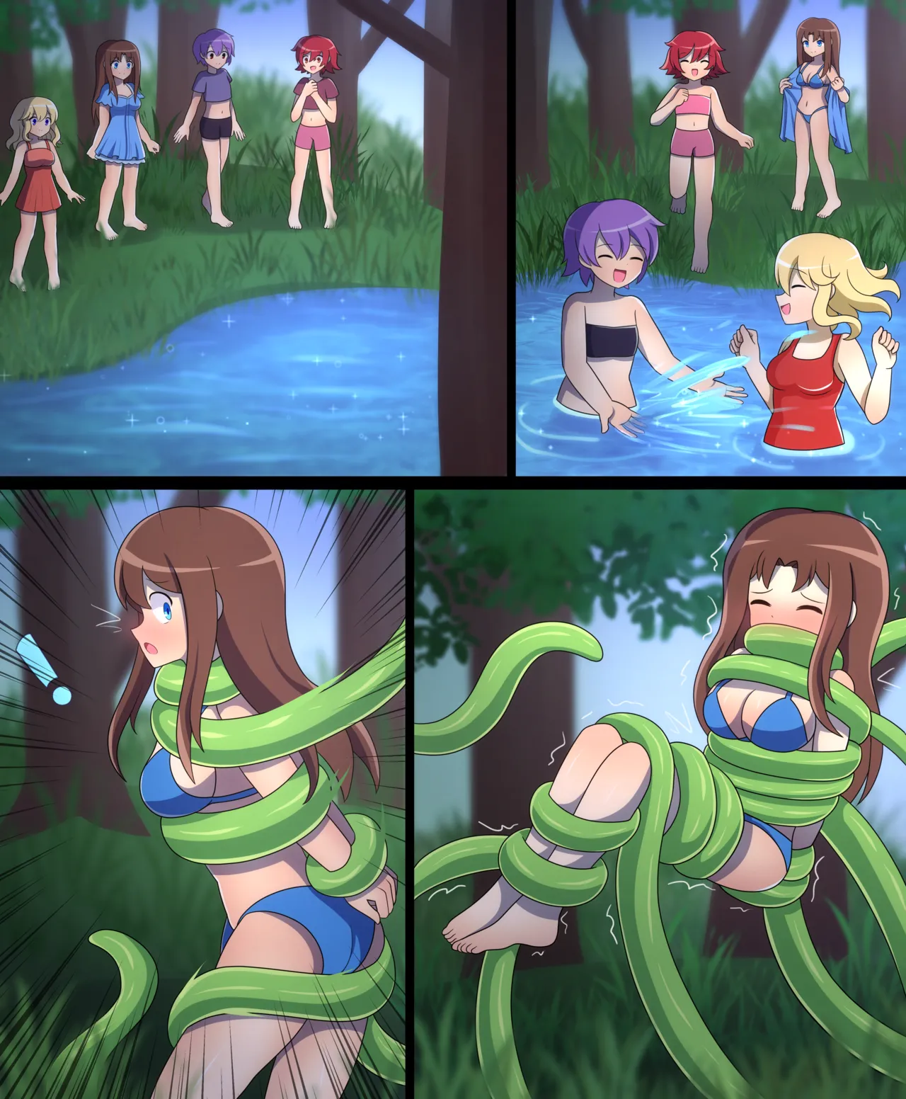 Tentacle Plant Comic page 1 full