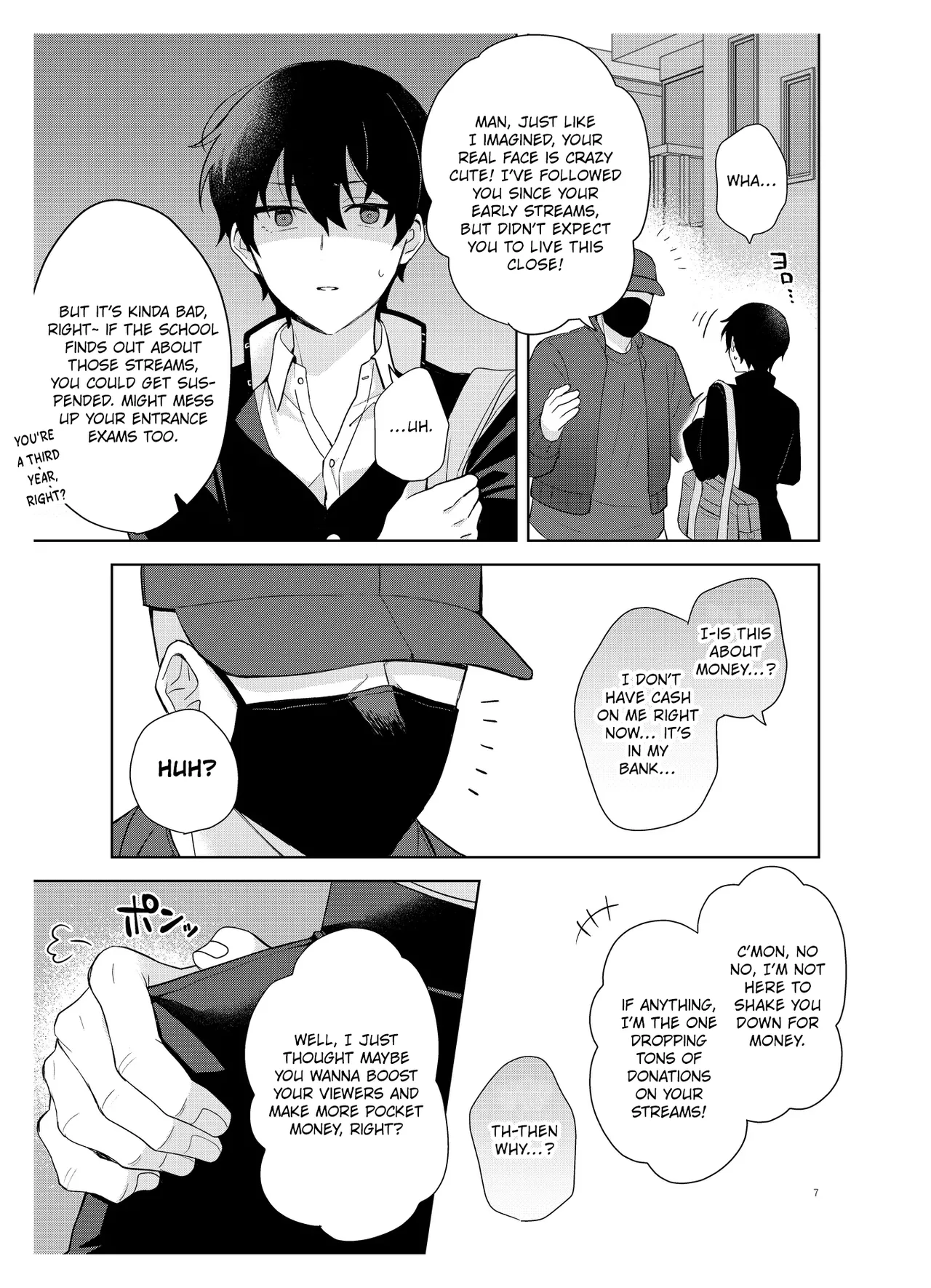 Ero Haishin shiteru Otokonoko Tokutei Shite Hatsuteiken Namahame Haishin page 8 full