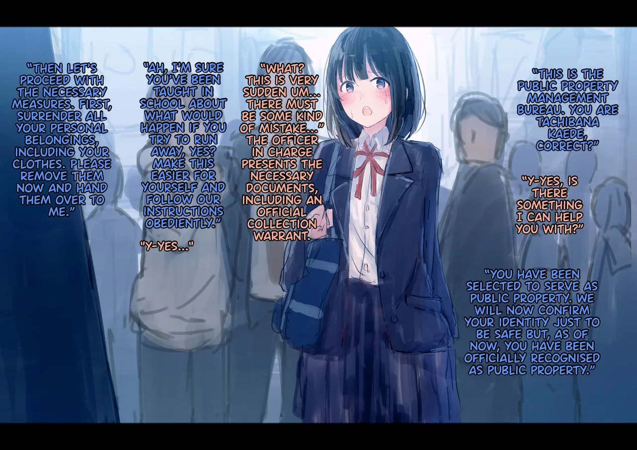 Kouyuubutsu Shoujo 1 & 2  ~Kuni kara Jinken o Hakudatsu Saremono to Shite Atsukawareru Onnanoko no Hanashi~ | Public Property Girls 1 & 2 ~A Story About Girls Who Are Stripped Of Their Human Rights By The Country And Treated As Objects~ Compilation page 4 full