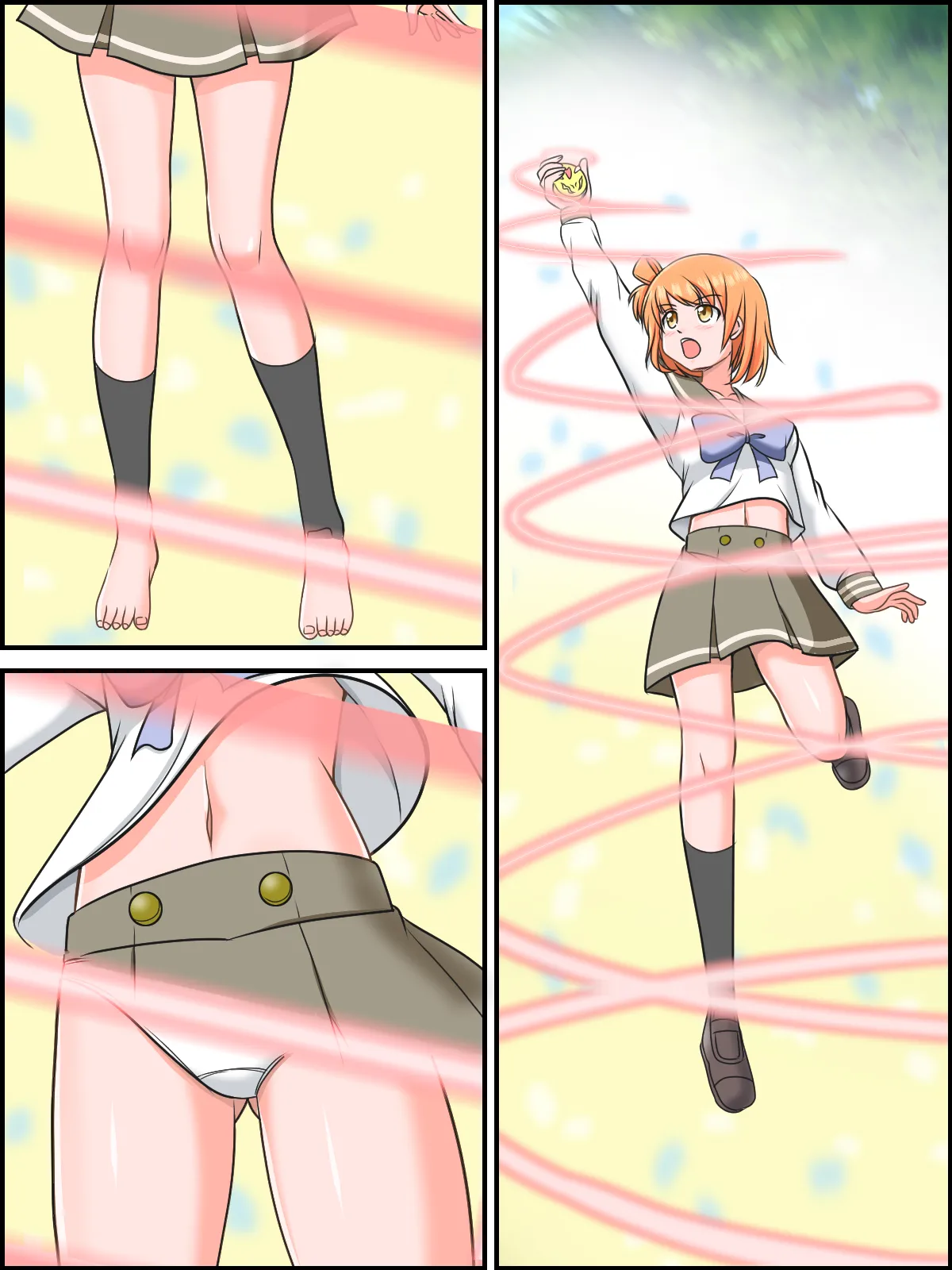 Yoso no Ko Heroine Amane no Henshin Scene page 2 full