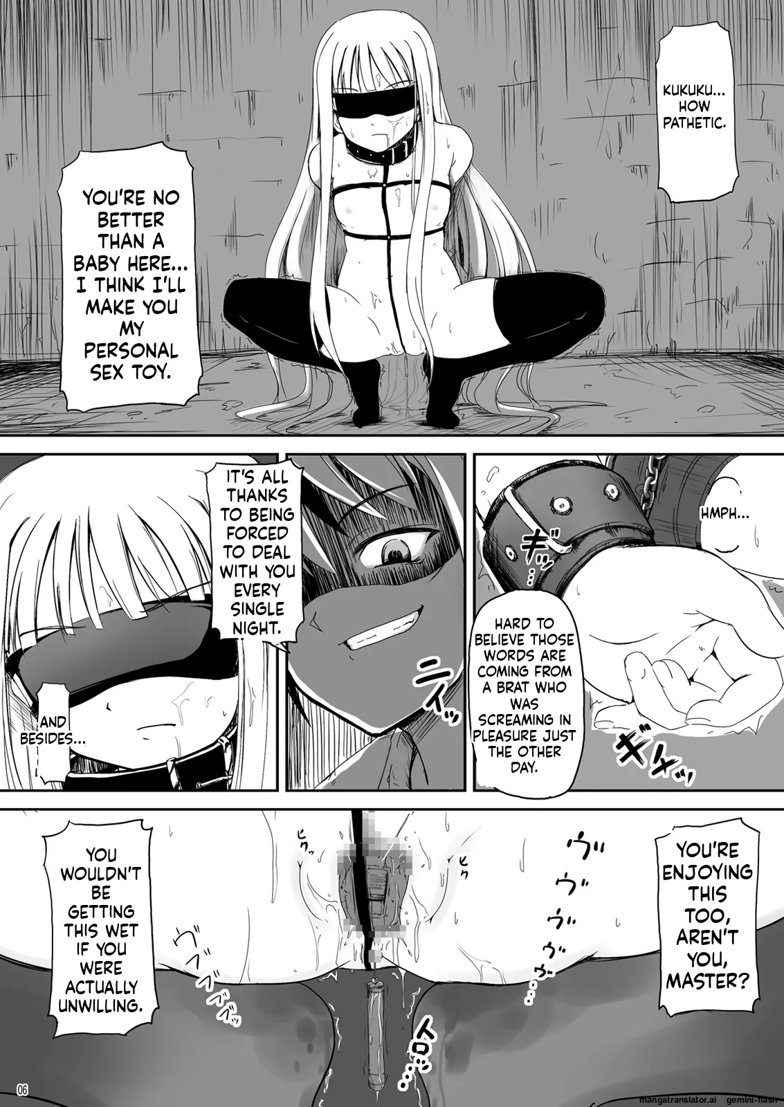 Boku to Shishou ~Yami no Mahou ni Mushibamare~ page 6 full
