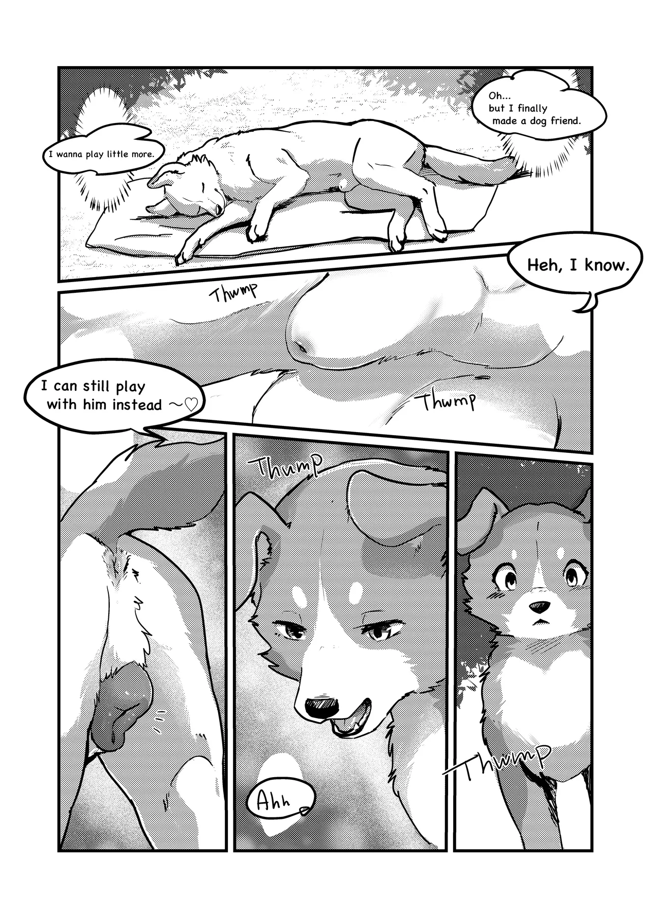 I've Turned Into a Dog, So I Play With Dogs, Right? page 9 full