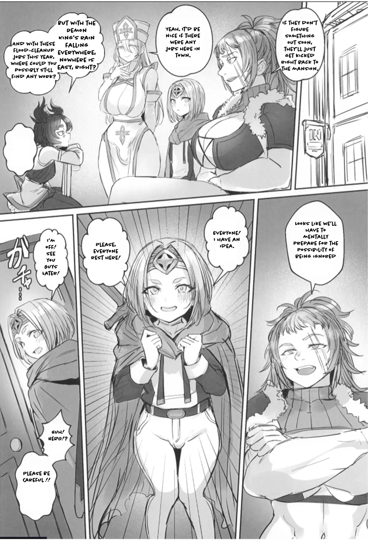 Otoko no Musume Yuusha no Himitsu no Fukujou  - The male hero's secret side job♥ page 4 full