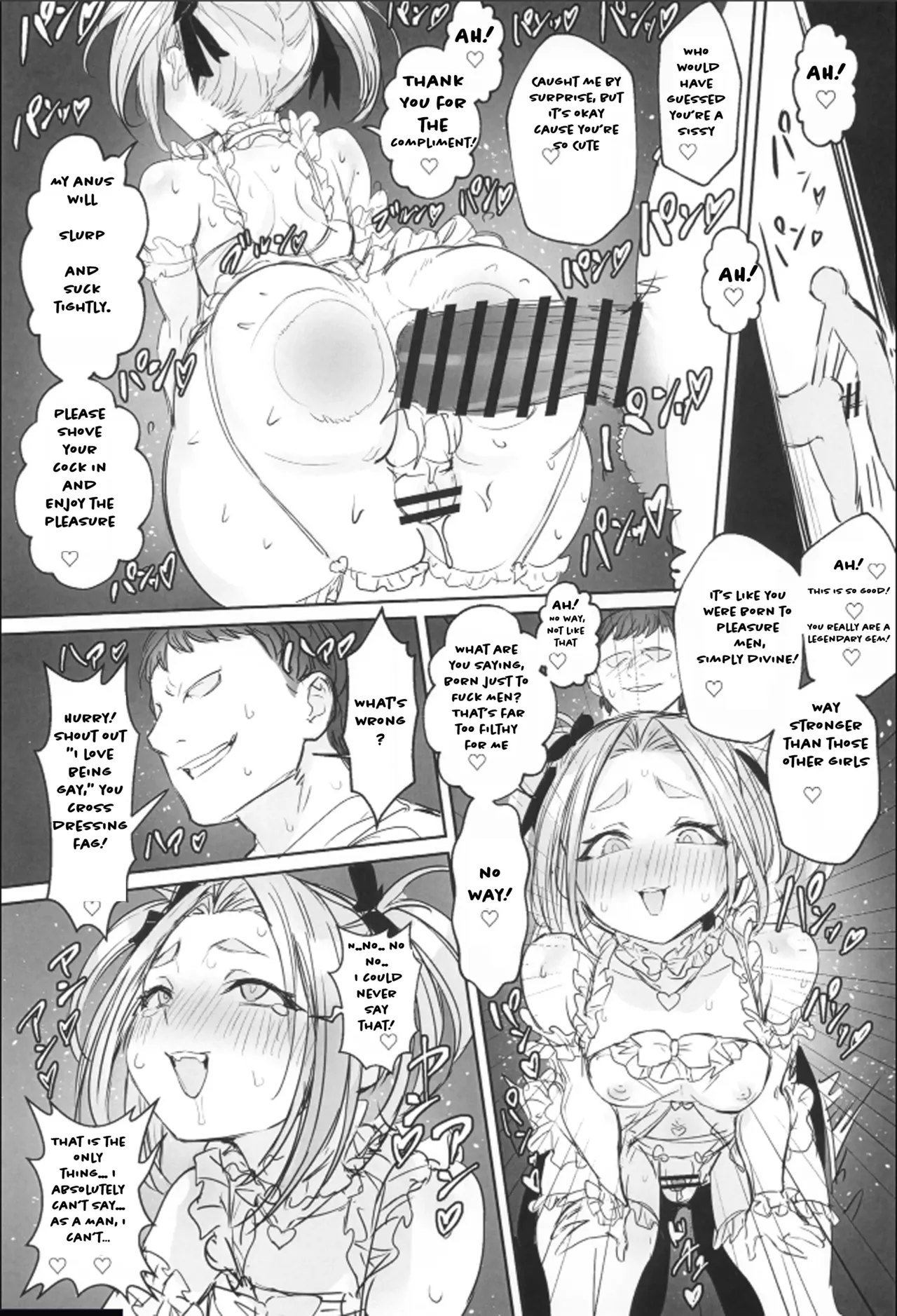 Otoko no Musume Yuusha no Himitsu no Fukujou  - The male hero's secret side job♥ page 9 full